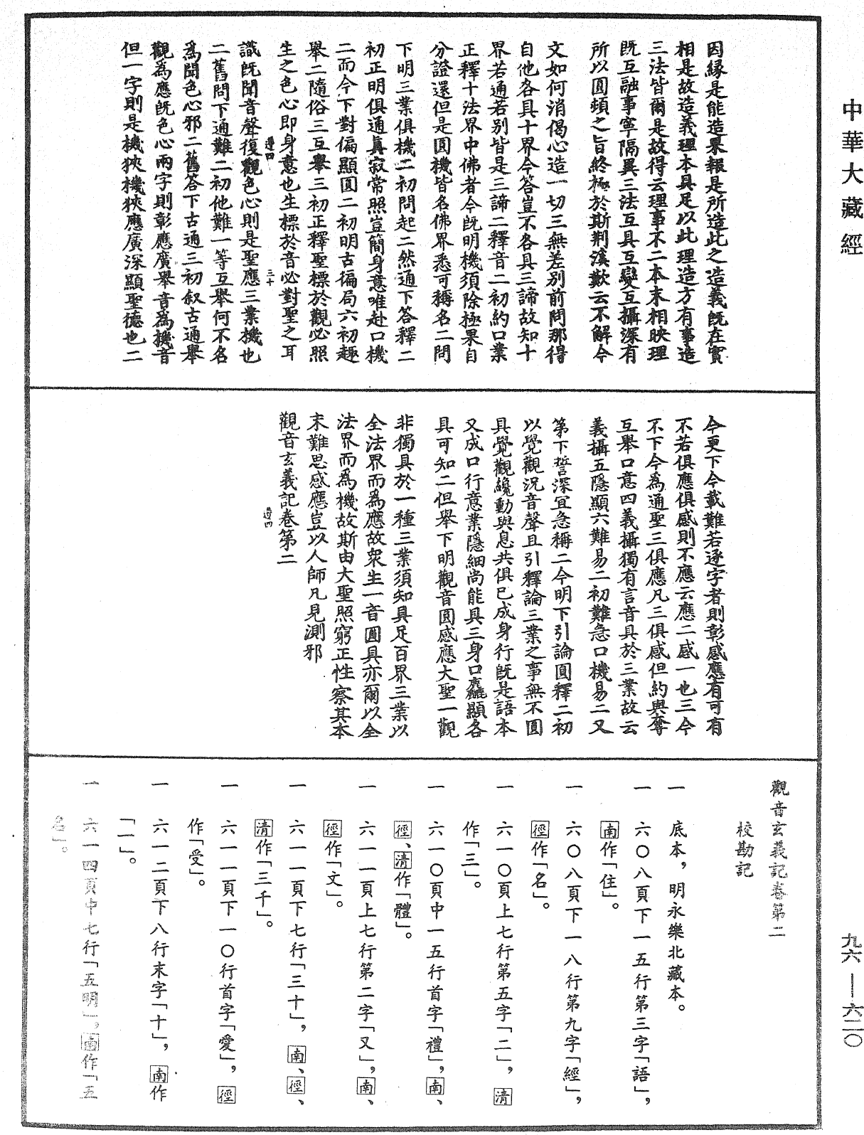 觀音玄義記《中華大藏經》_第96冊_第620頁