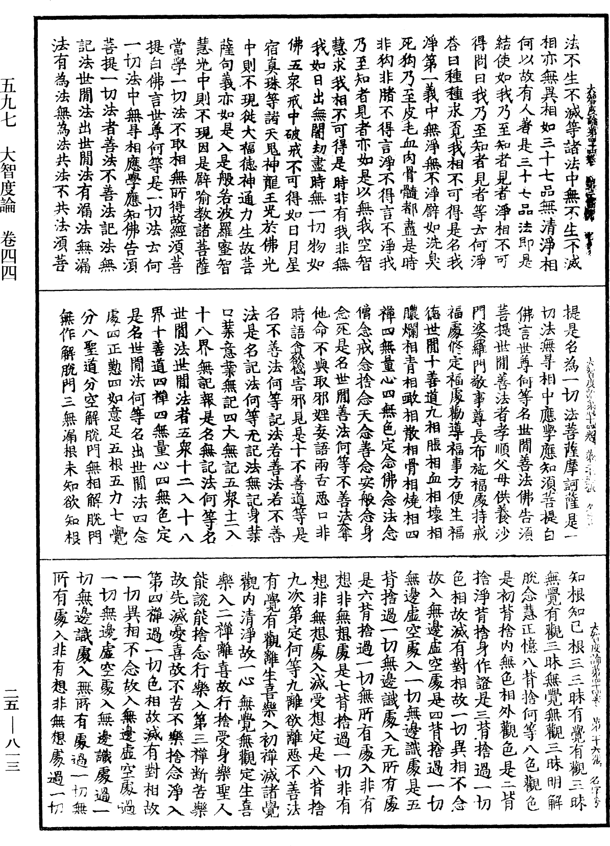 大智度論《中華大藏經》_第25冊_第813頁