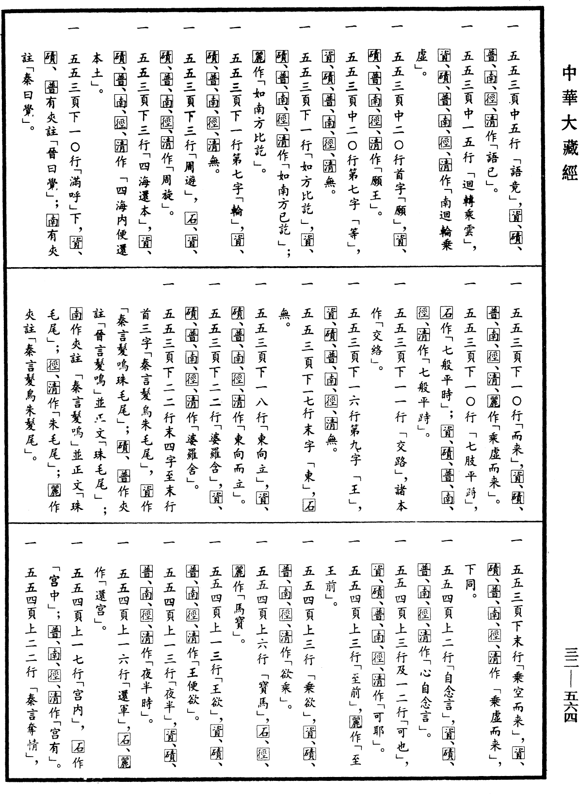 增壹阿含經《中華大藏經》_第32冊_第0564頁