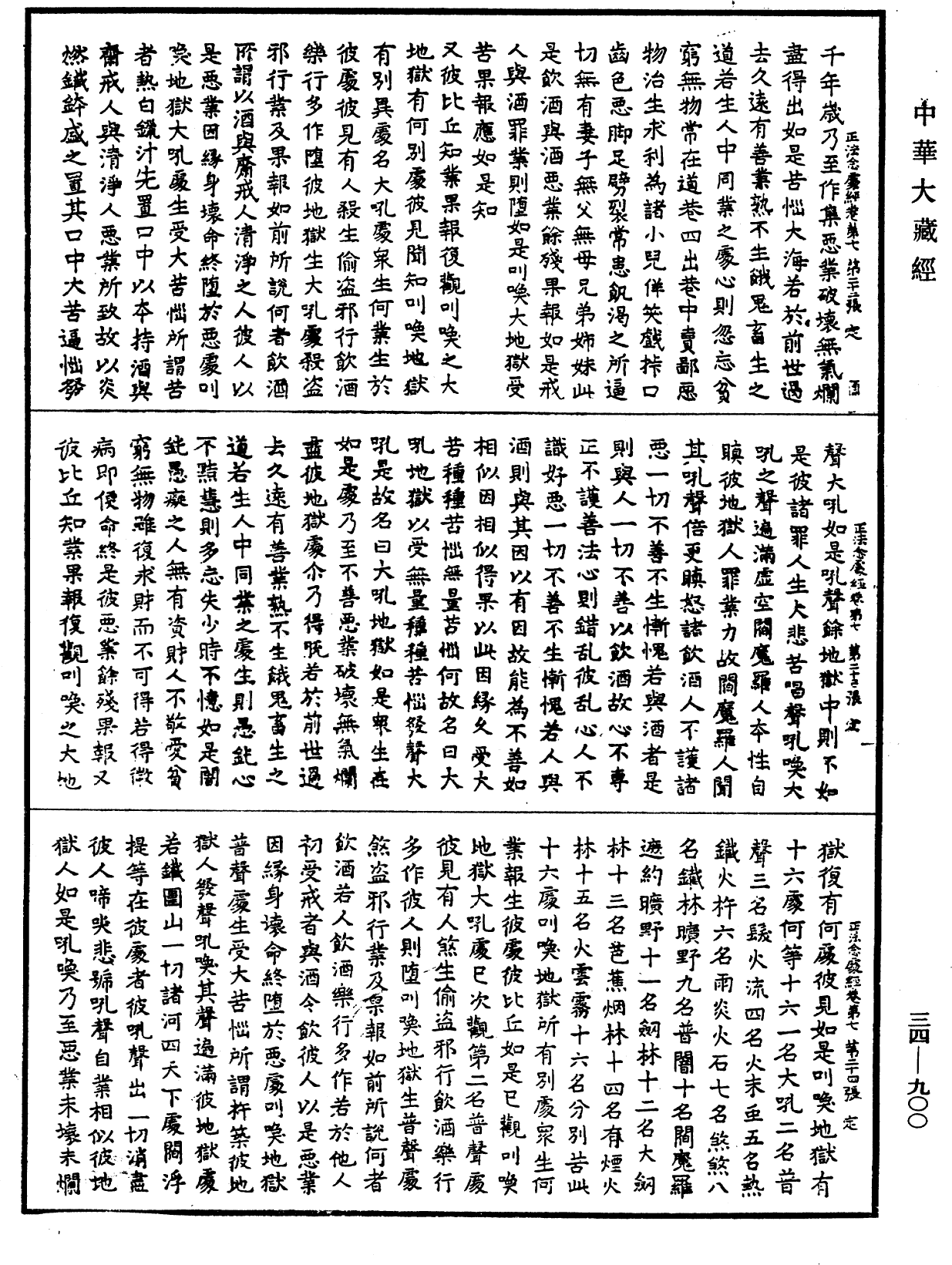 正法念處經《中華大藏經》_第34冊_第0900頁