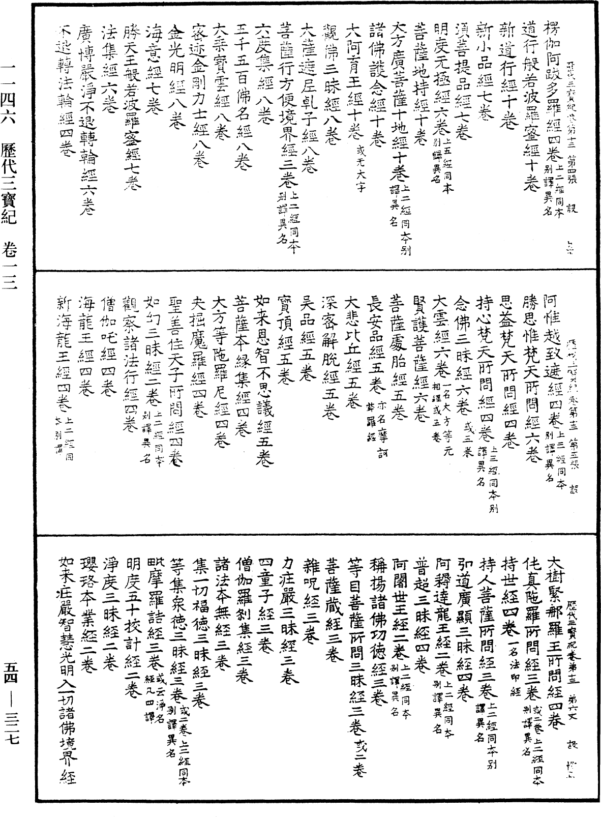 歷代三寶紀《中華大藏經》_第54冊_第327頁