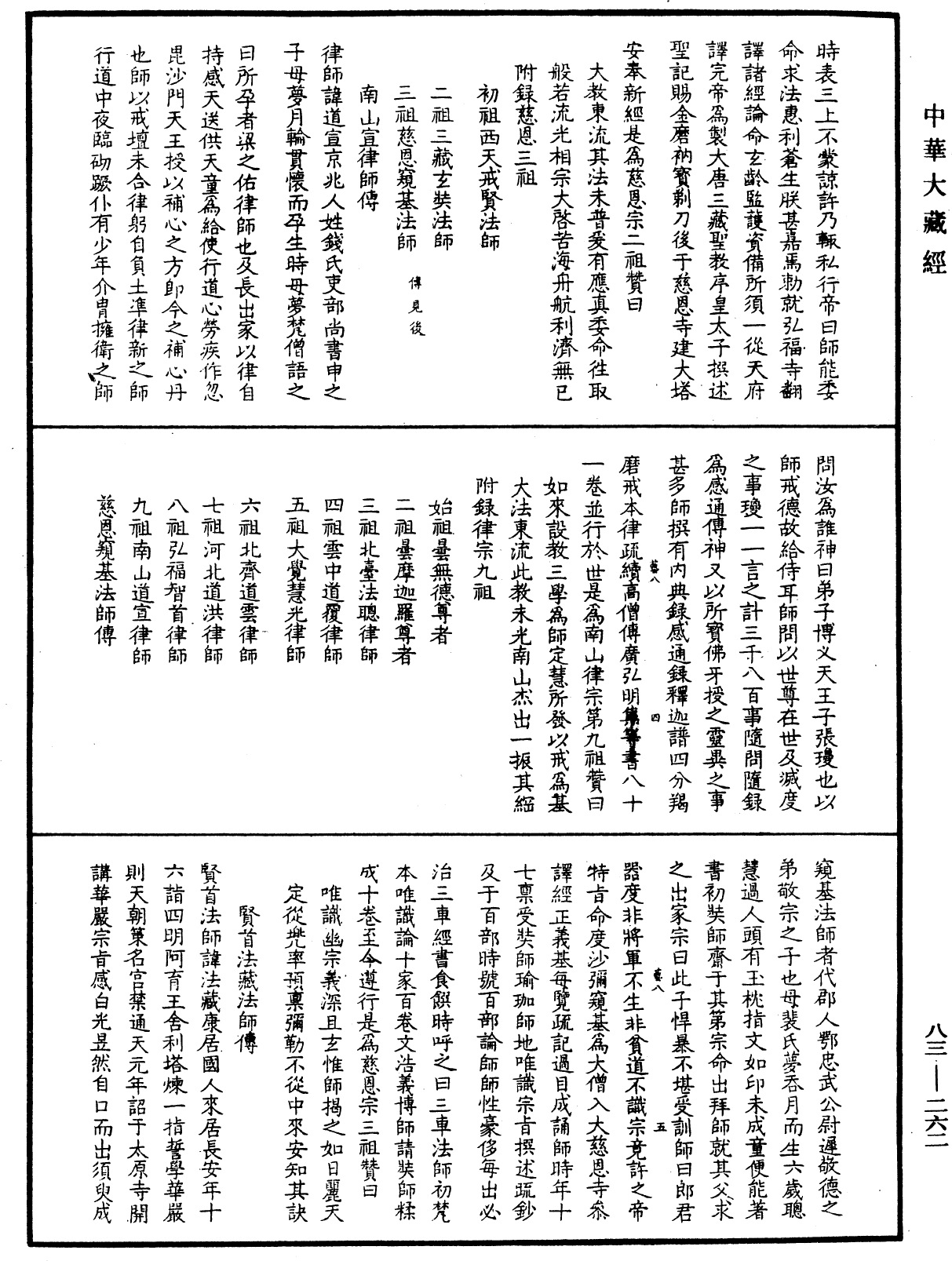 八十八祖傳贊《中華大藏經》_第83冊_第0262頁