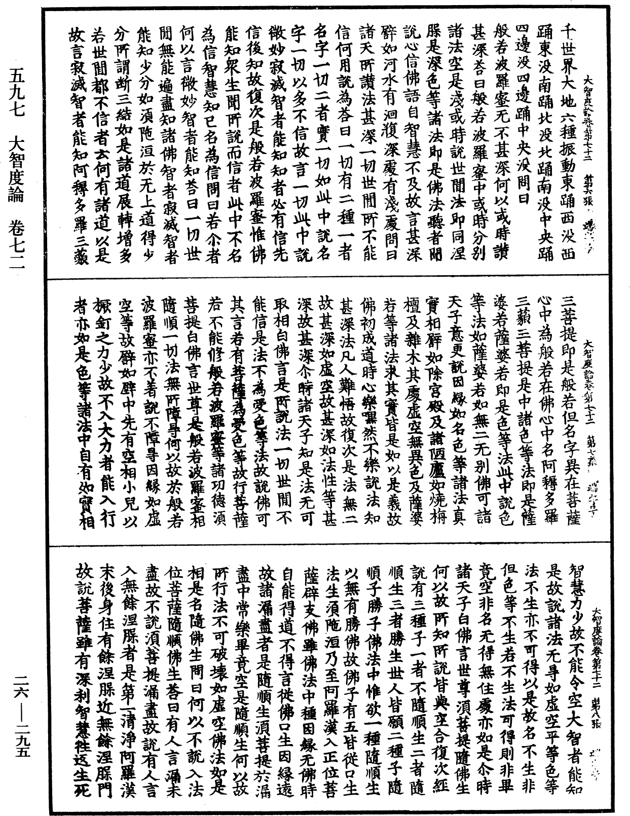 大智度論《中華大藏經》_第26冊_第295頁