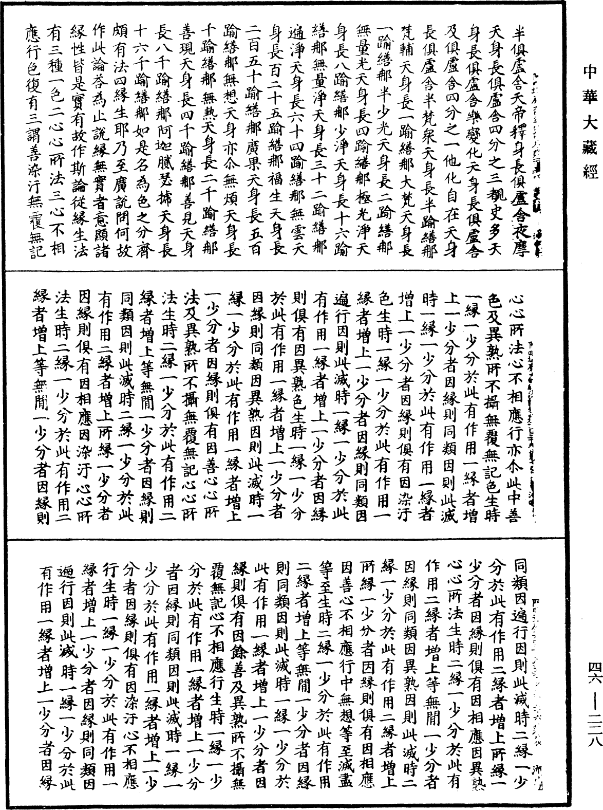 阿毗達磨大毗婆沙論《中華大藏經》_第46冊_第0228頁