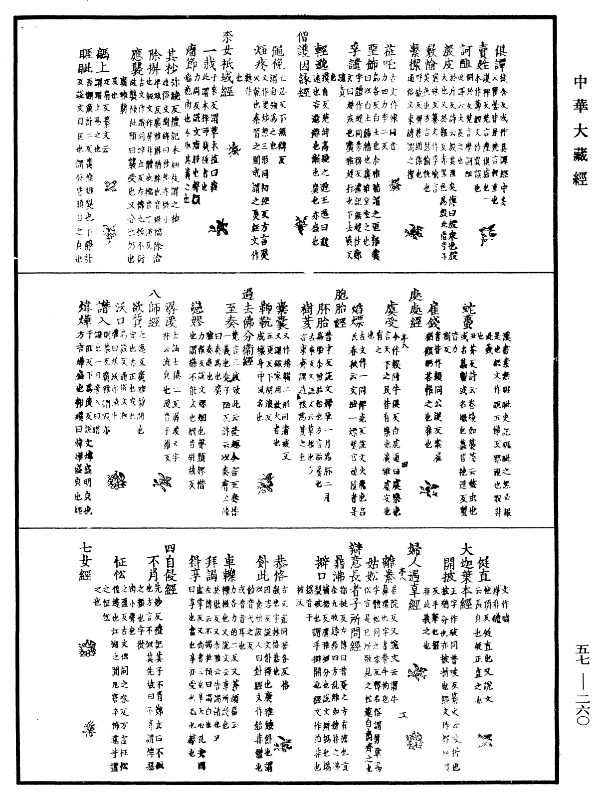 一切經音義《中華大藏經》_第57冊_第0260頁