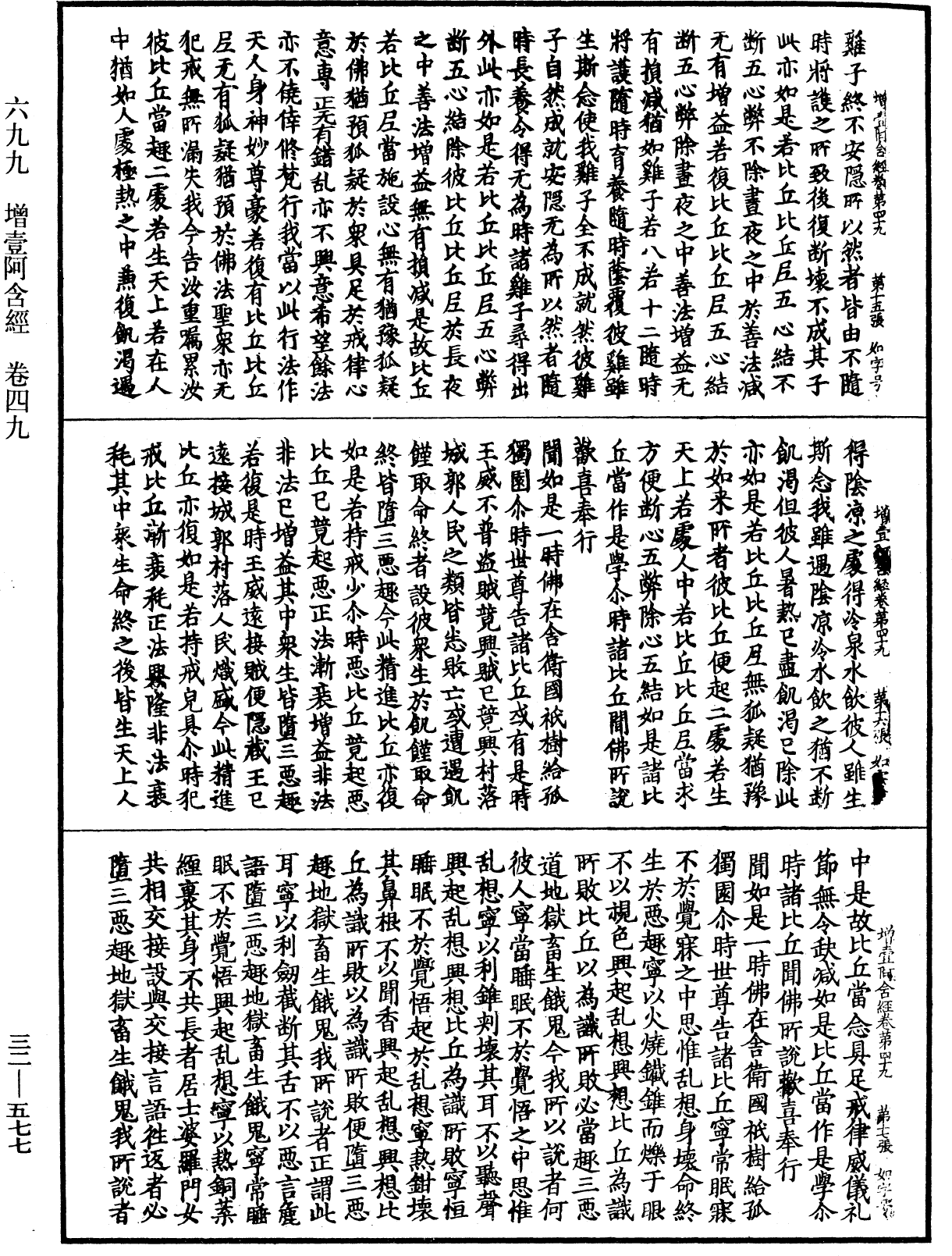 增壹阿含經《中華大藏經》_第32冊_第0577頁