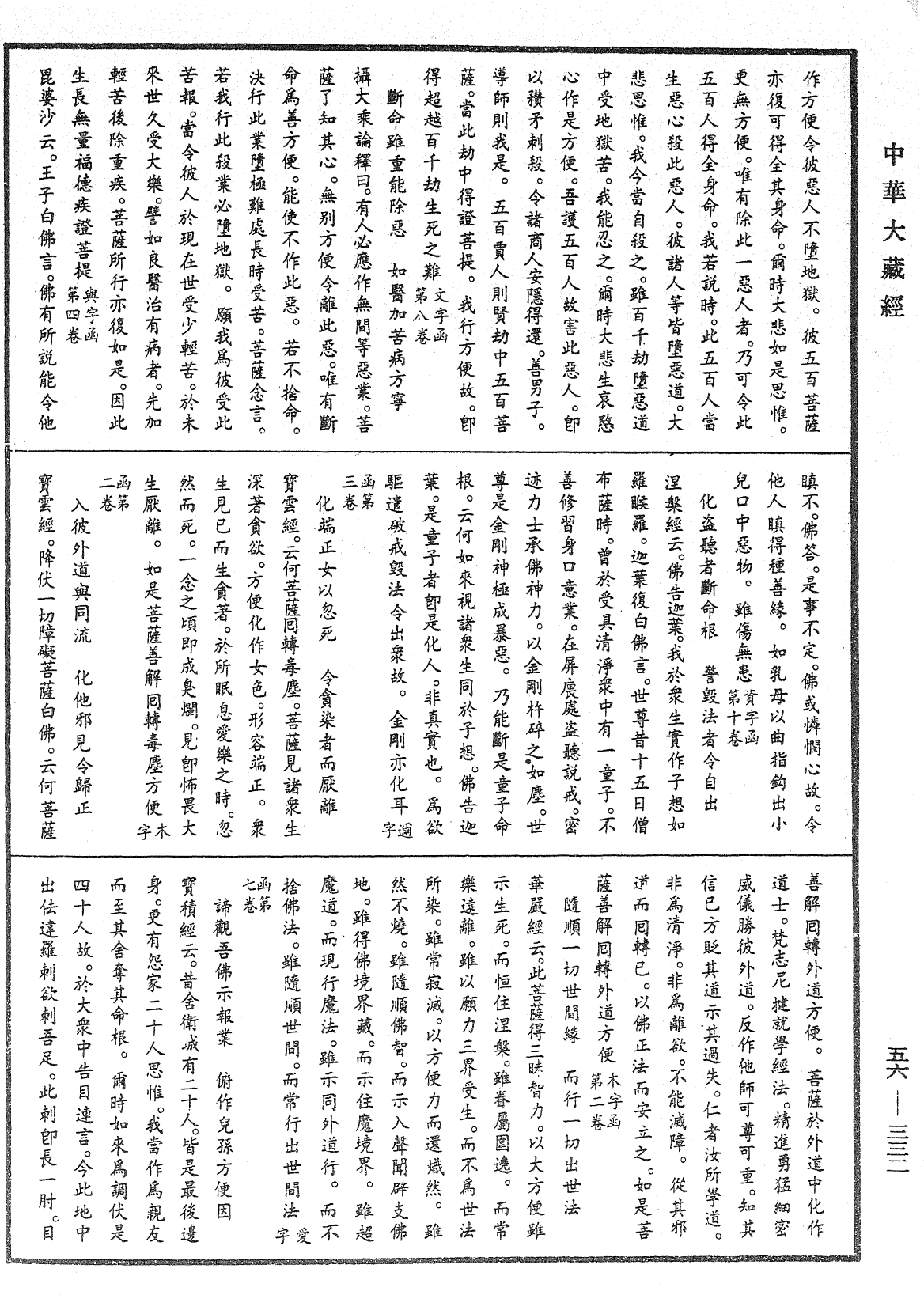 大藏一览集《中华大藏经》_第56册_第0332页