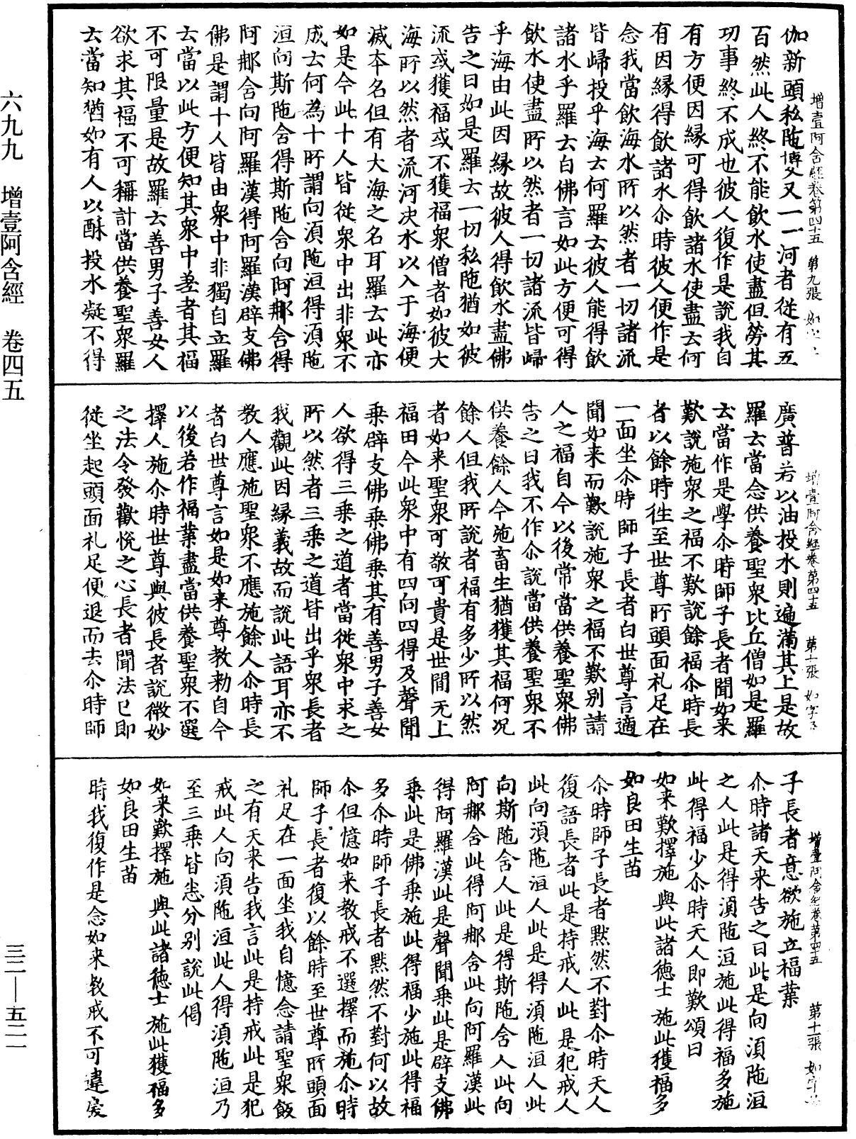 增壹阿含經《中華大藏經》_第32冊_第0521頁