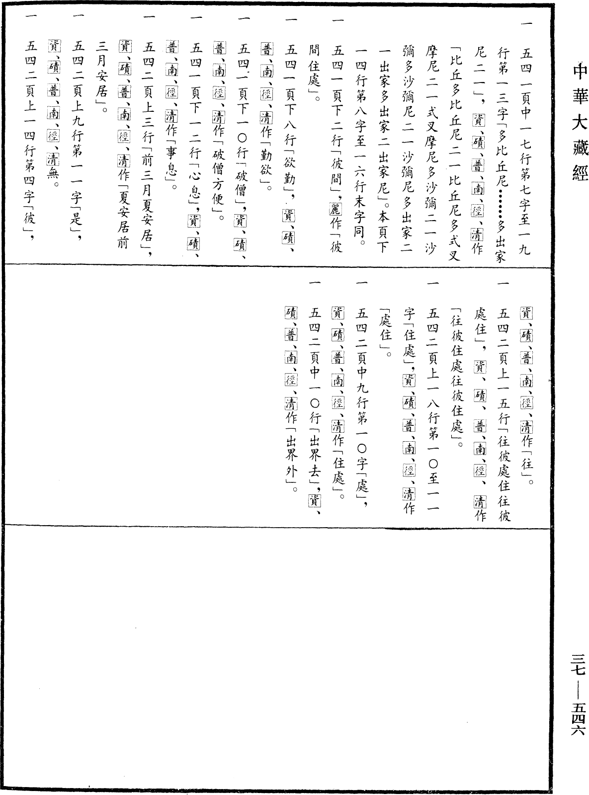 十誦律《中華大藏經》_第37冊_第546頁