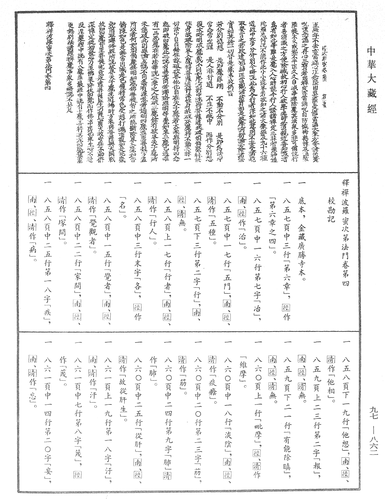 釋禪波羅蜜次第法門《中華大藏經》_第97冊_第862頁