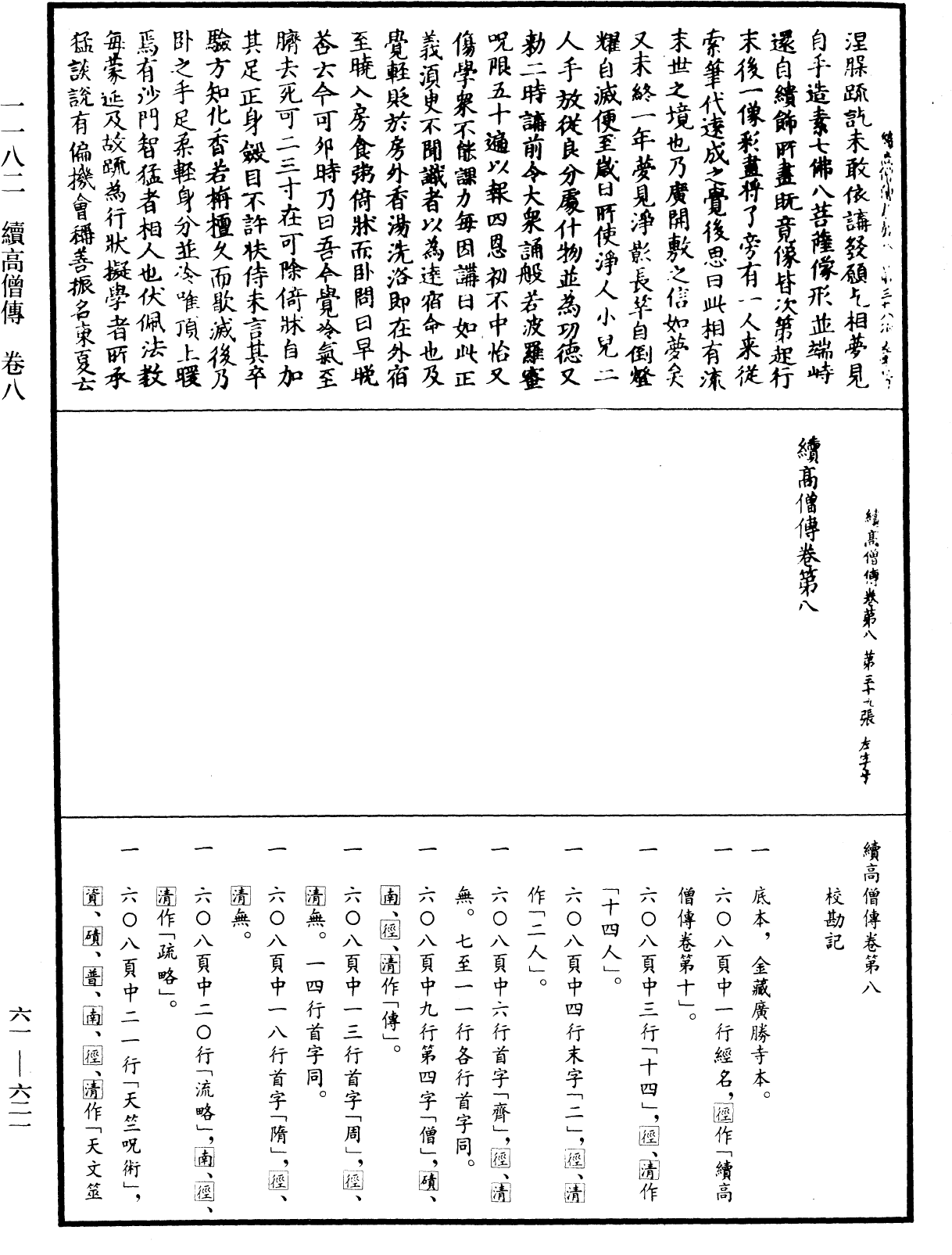 續高僧傳《中華大藏經》_第61冊_第0621頁