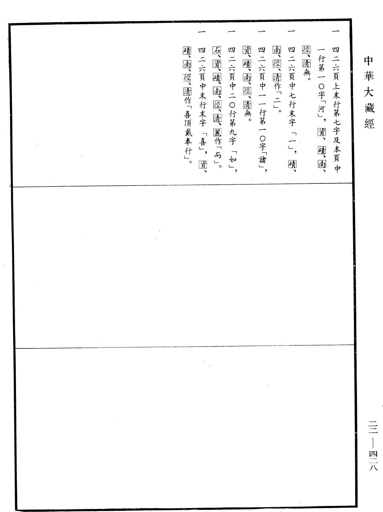 僧伽吒經《中華大藏經》_第22冊_第428頁