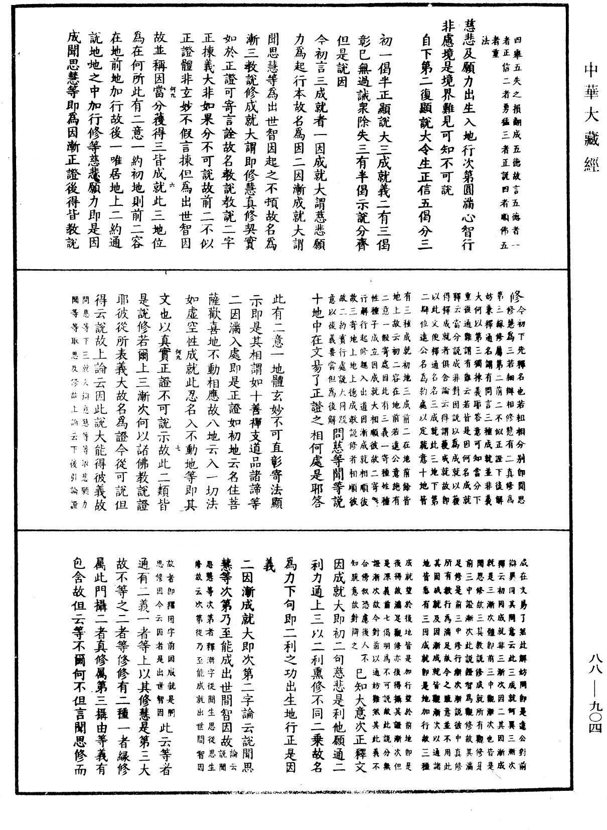 大方廣佛華嚴經疏鈔會本《中華大藏經》_第88冊_第904頁