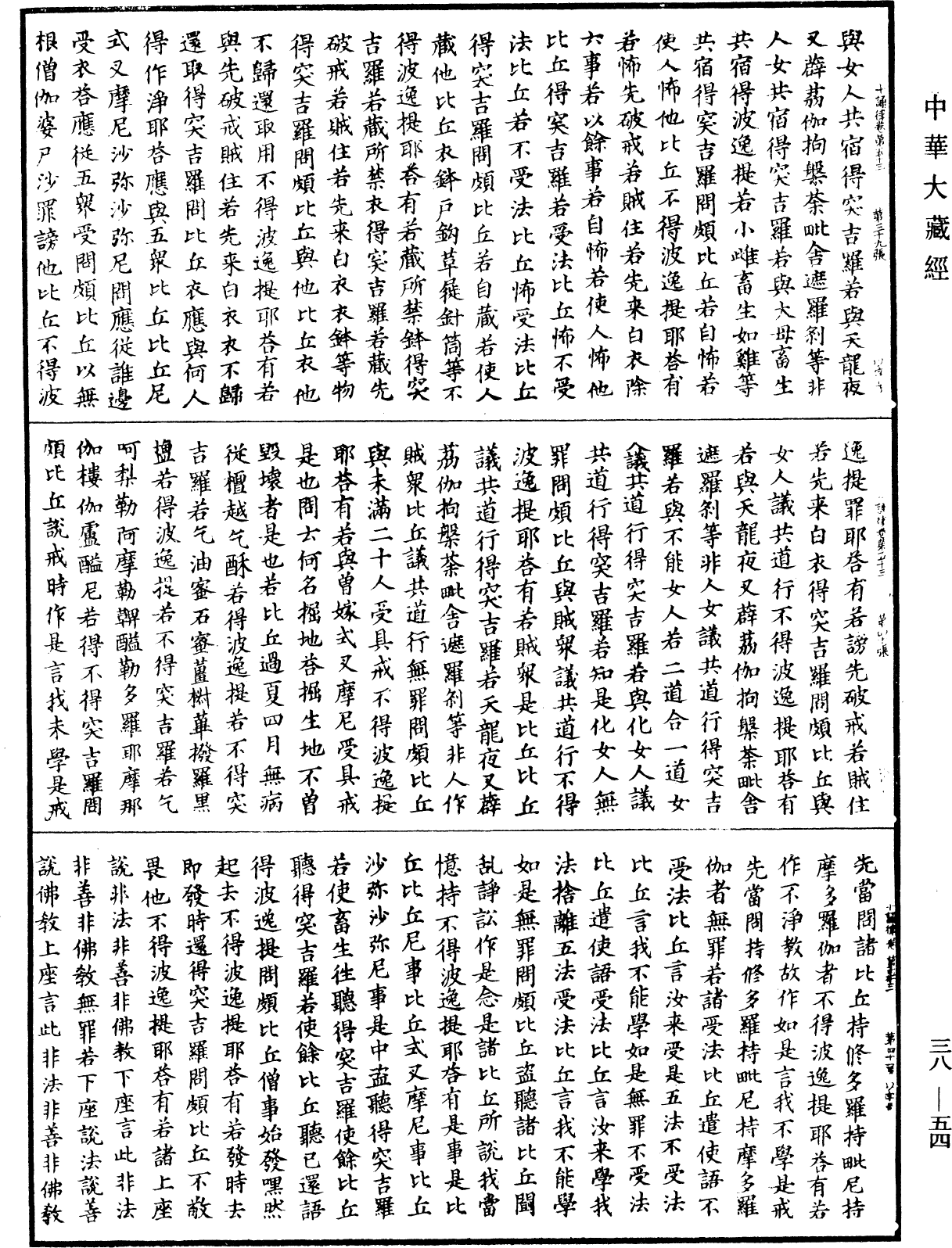 十誦律《中華大藏經》_第38冊_第054頁