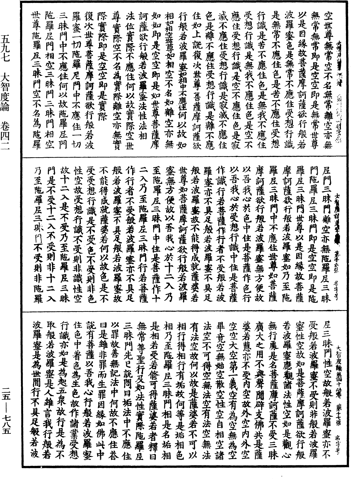 大智度論《中華大藏經》_第25冊_第785頁