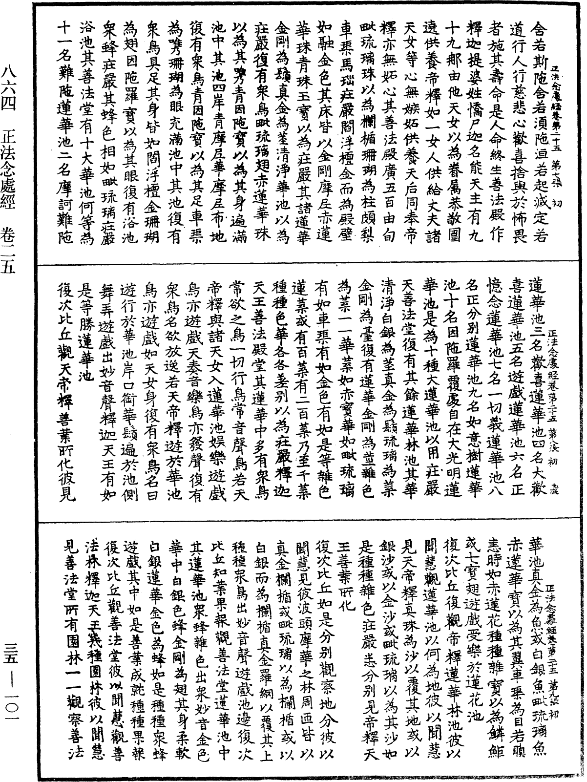 正法念處經《中華大藏經》_第35冊_第0101頁