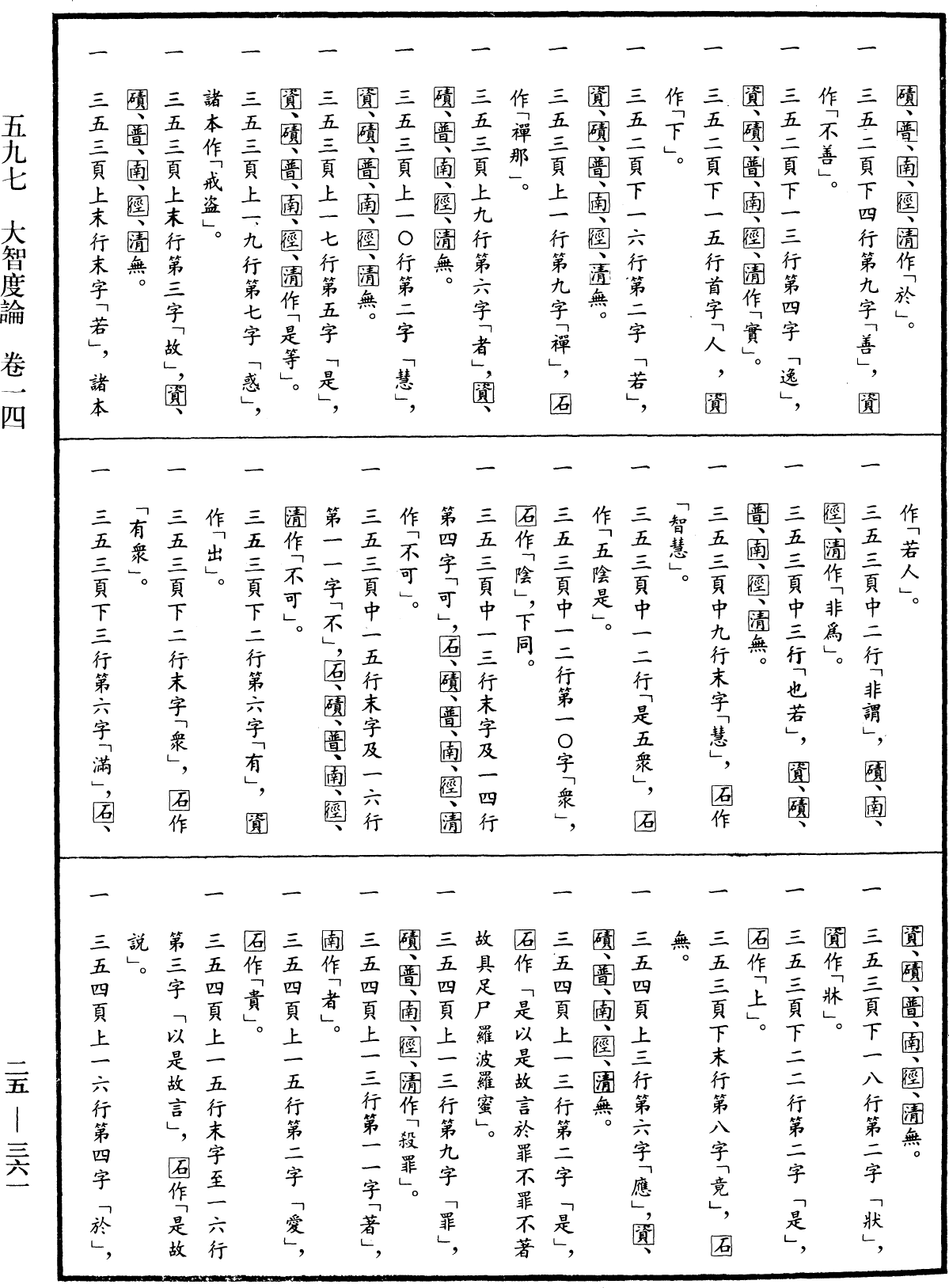 大智度論《中華大藏經》_第25冊_第361頁