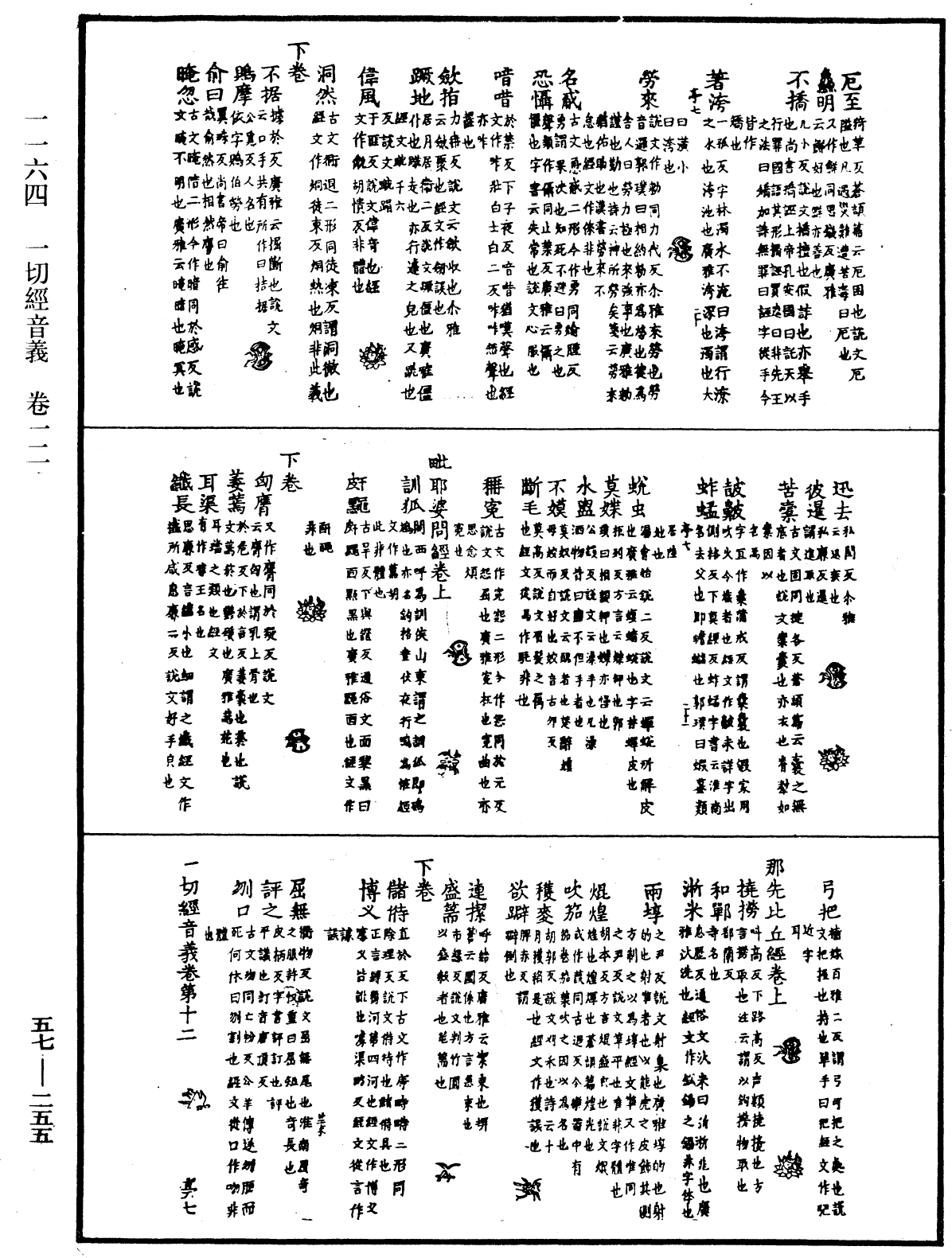 一切經音義《中華大藏經》_第57冊_第0255頁