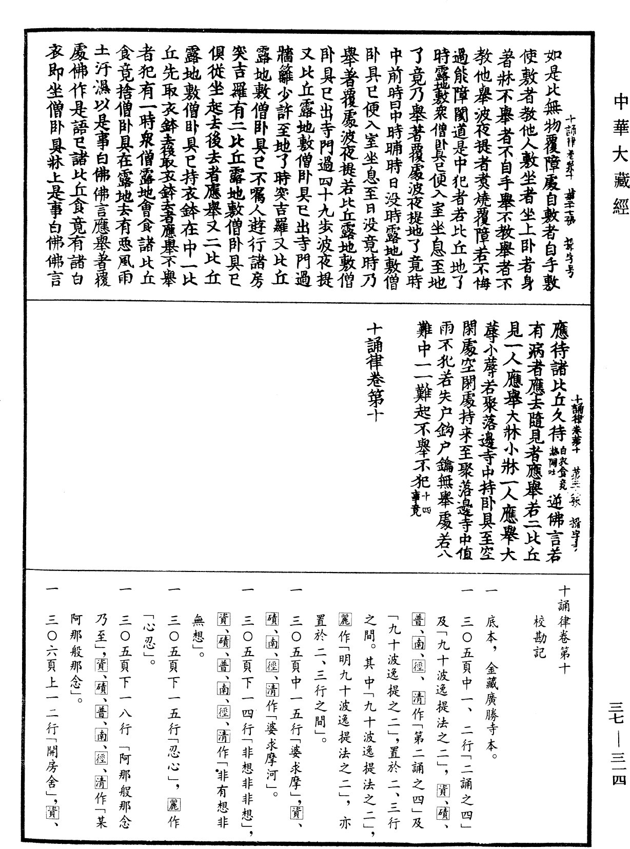 十誦律《中華大藏經》_第37冊_第314頁