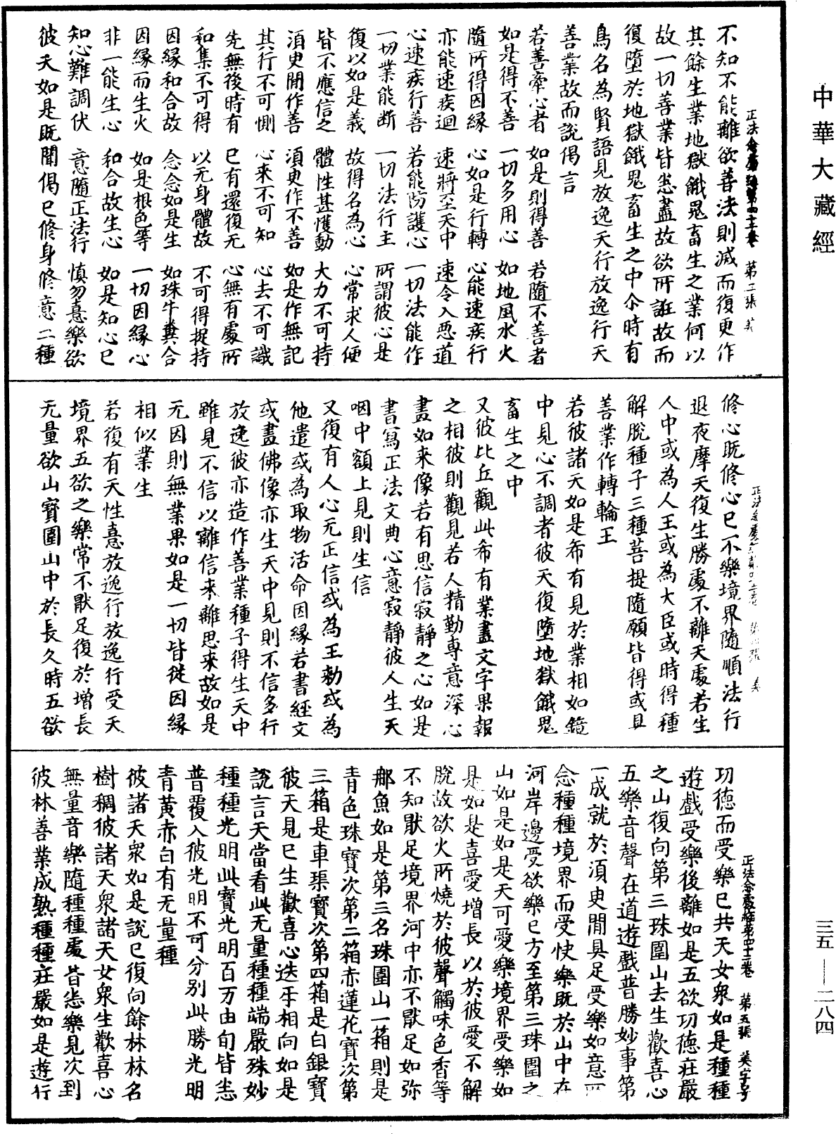 正法念處經《中華大藏經》_第35冊_第0284頁