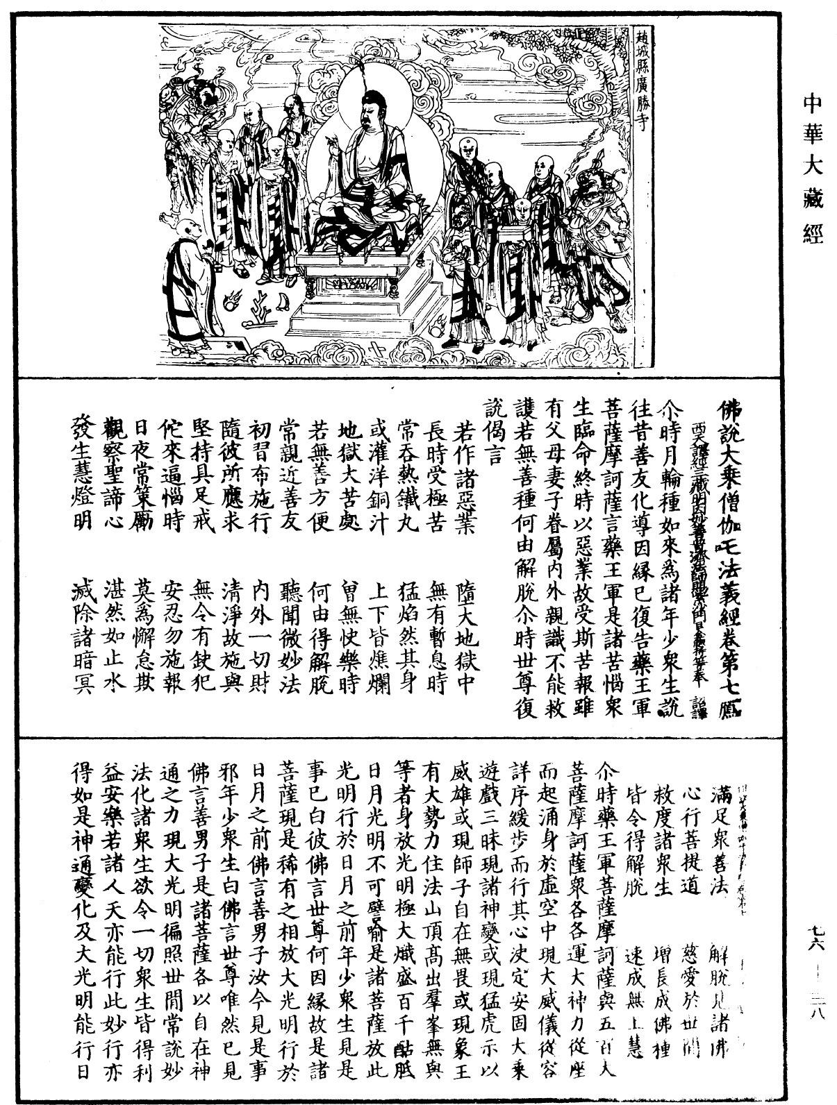 佛說大乘僧伽吒法義經《中華大藏經》_第76冊_第038頁