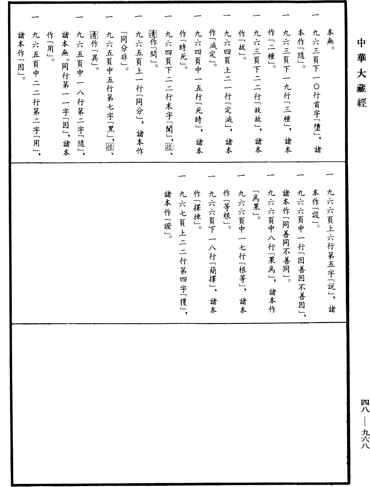 入阿毗達磨論《中華大藏經》_第48冊_第0968頁2