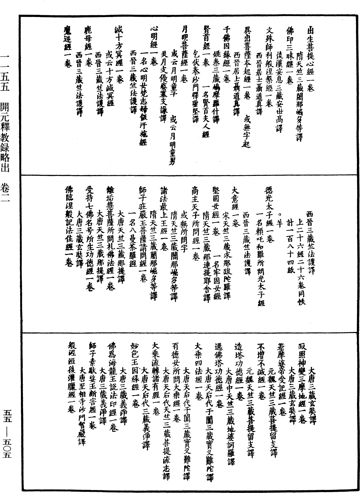 開元釋教錄略出《中華大藏經》_第55冊_第505頁