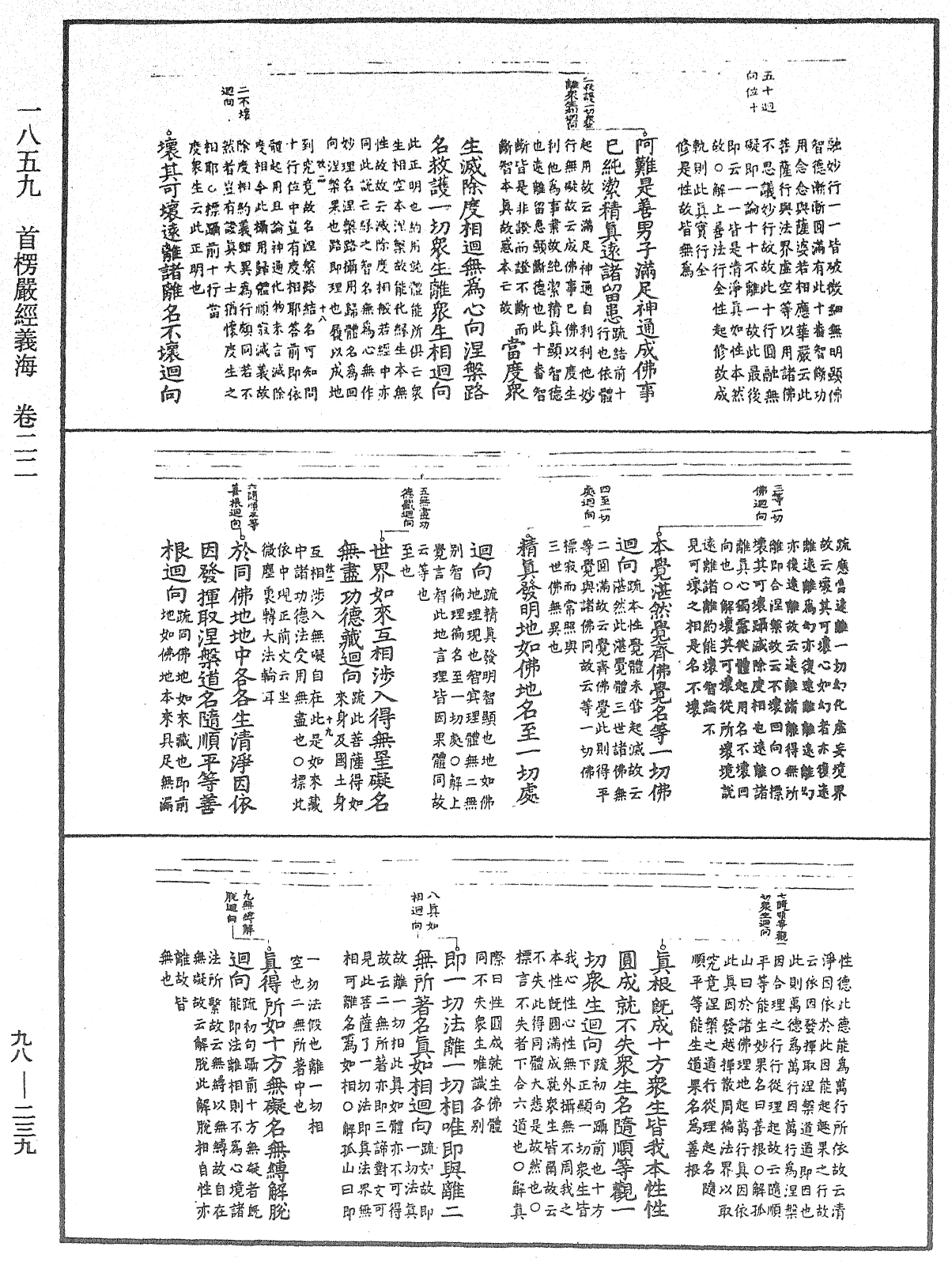 首楞嚴經義海《中華大藏經》_第98冊_第239頁