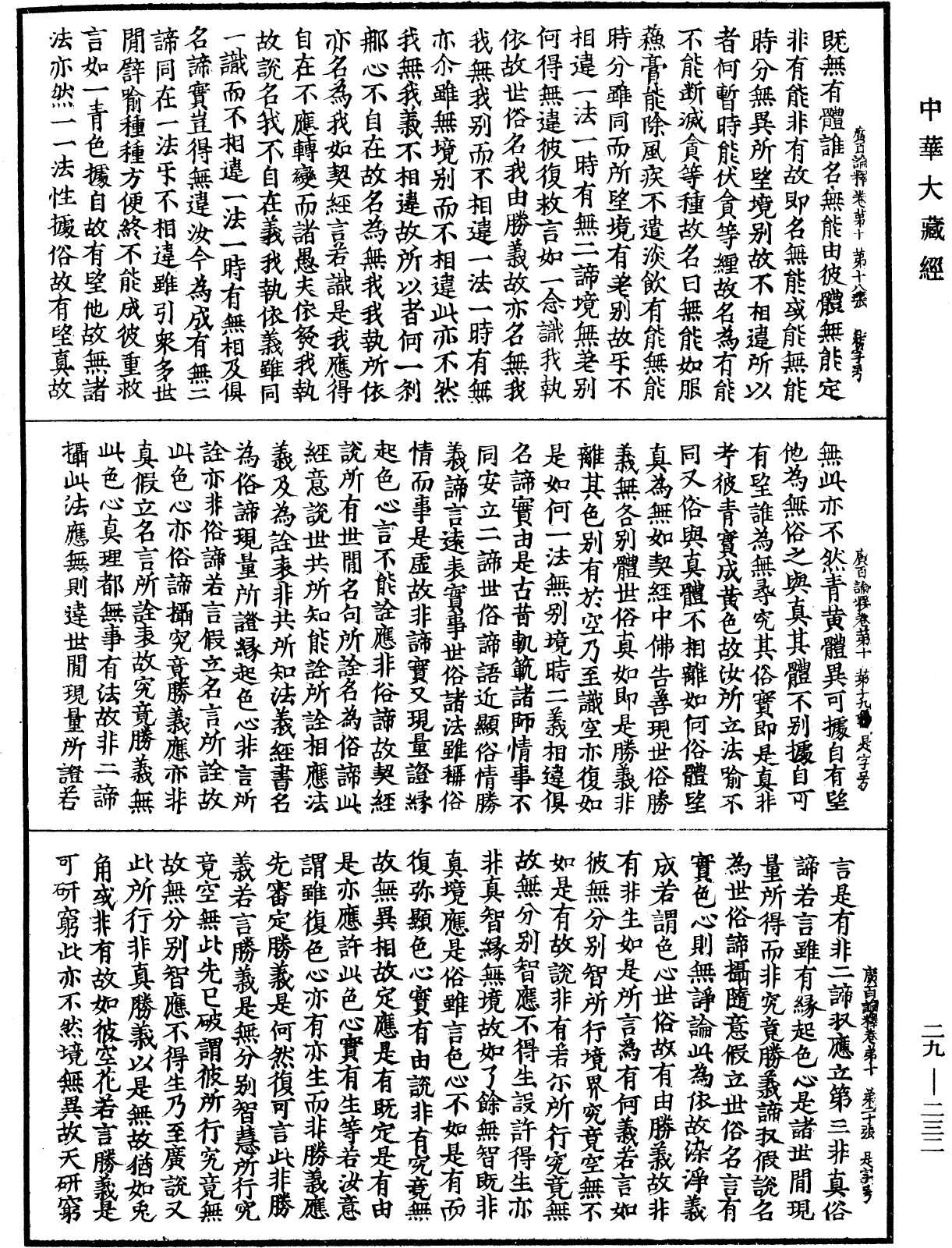 大乘廣百論釋論《中華大藏經》_第29冊_第0232頁