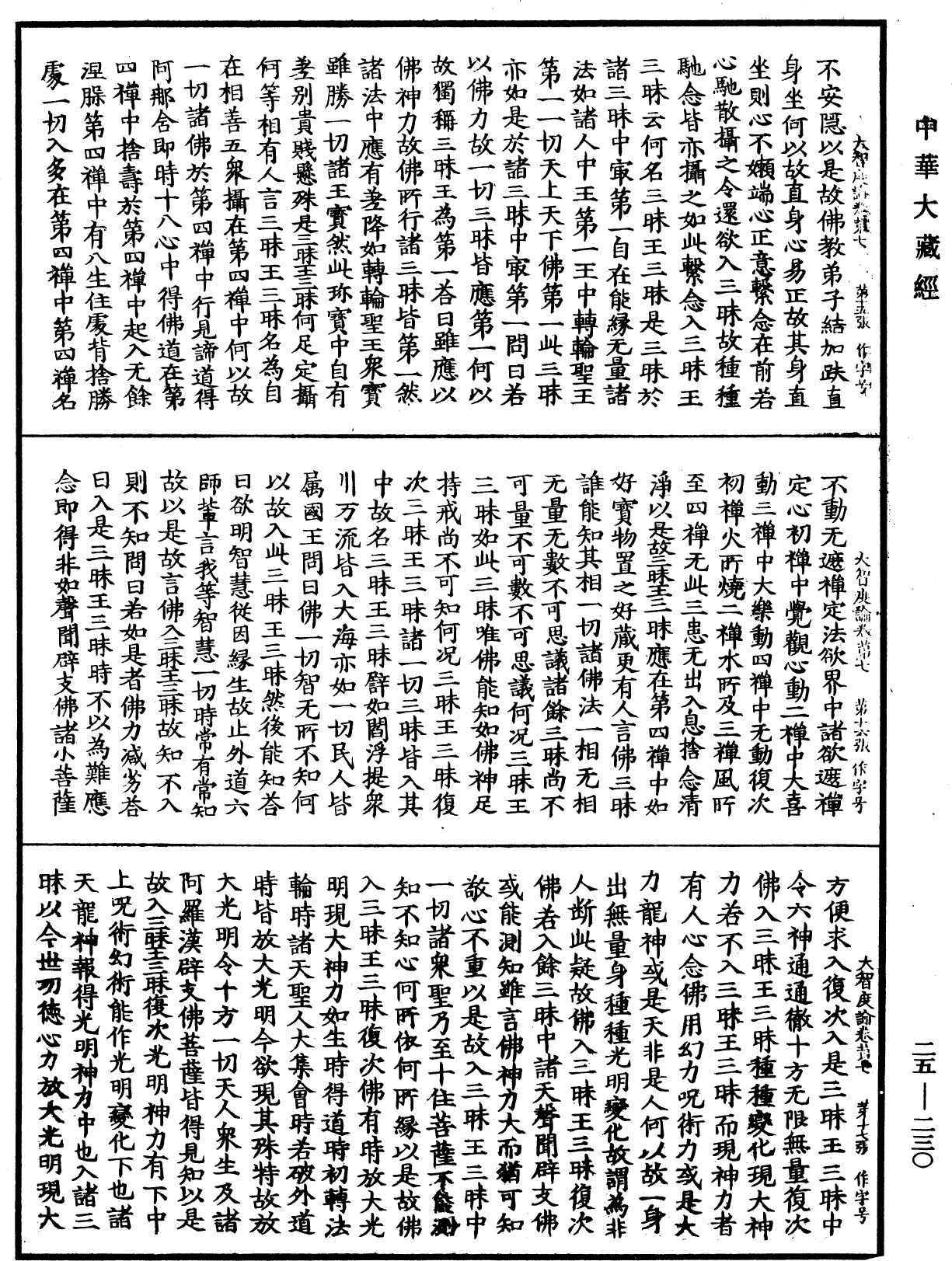 大智度論《中華大藏經》_第25冊_第230頁