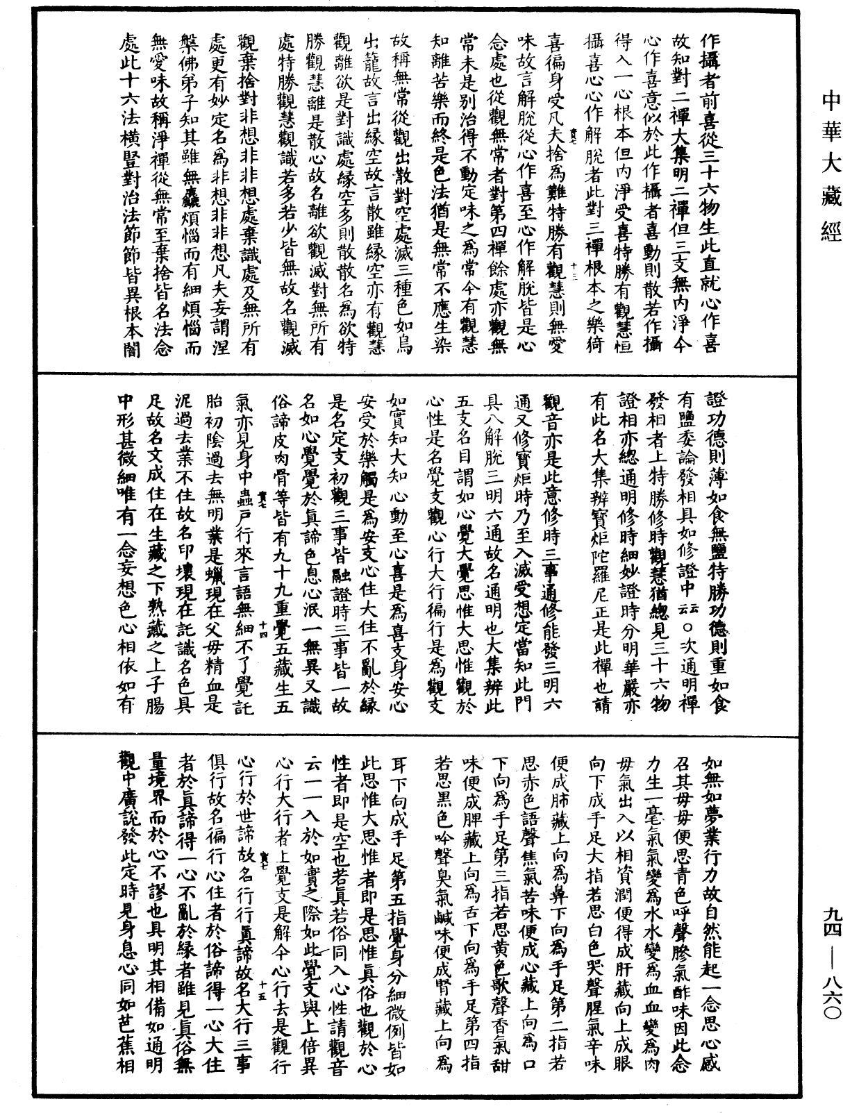 摩訶止觀《中華大藏經》_第94冊_第860頁