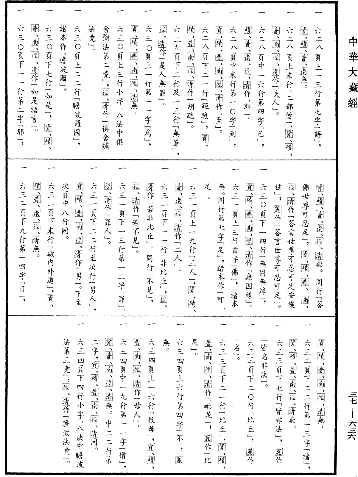 十誦律《中華大藏經》_第37冊_第636頁