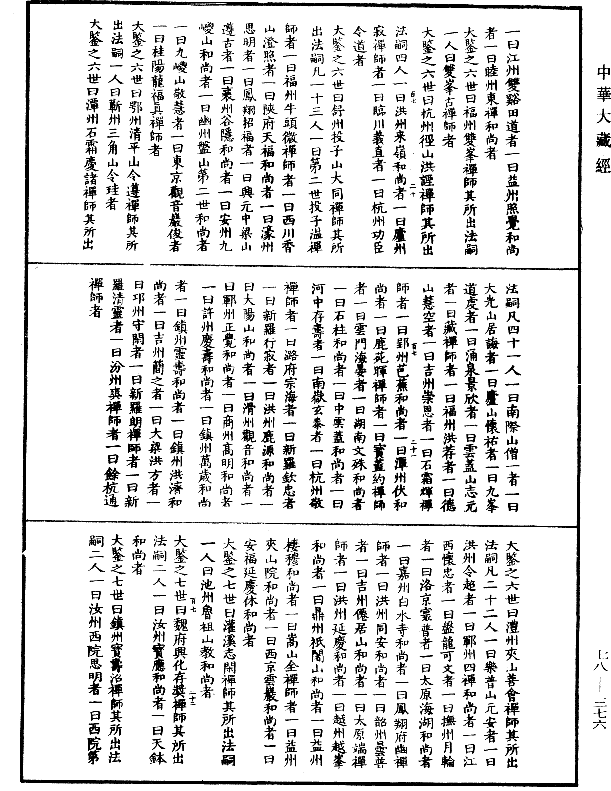 傳法正宗記《中華大藏經》_第78冊_第0376頁