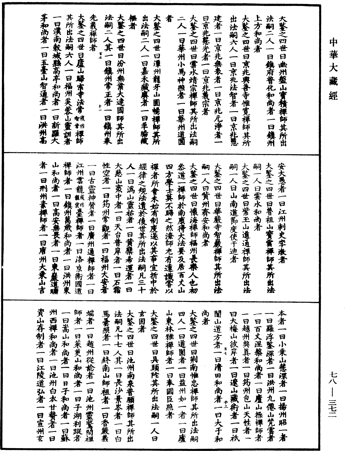 傳法正宗記《中華大藏經》_第78冊_第0372頁