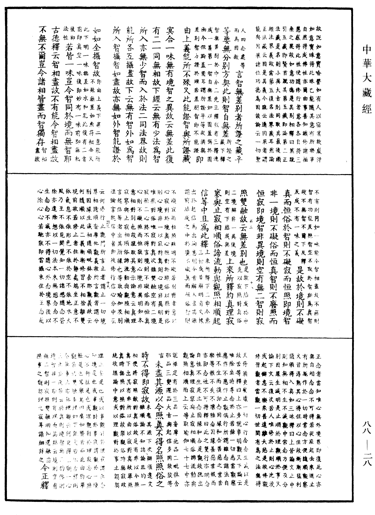 大方廣佛華嚴經疏鈔會本《中華大藏經》_第88冊_第028頁