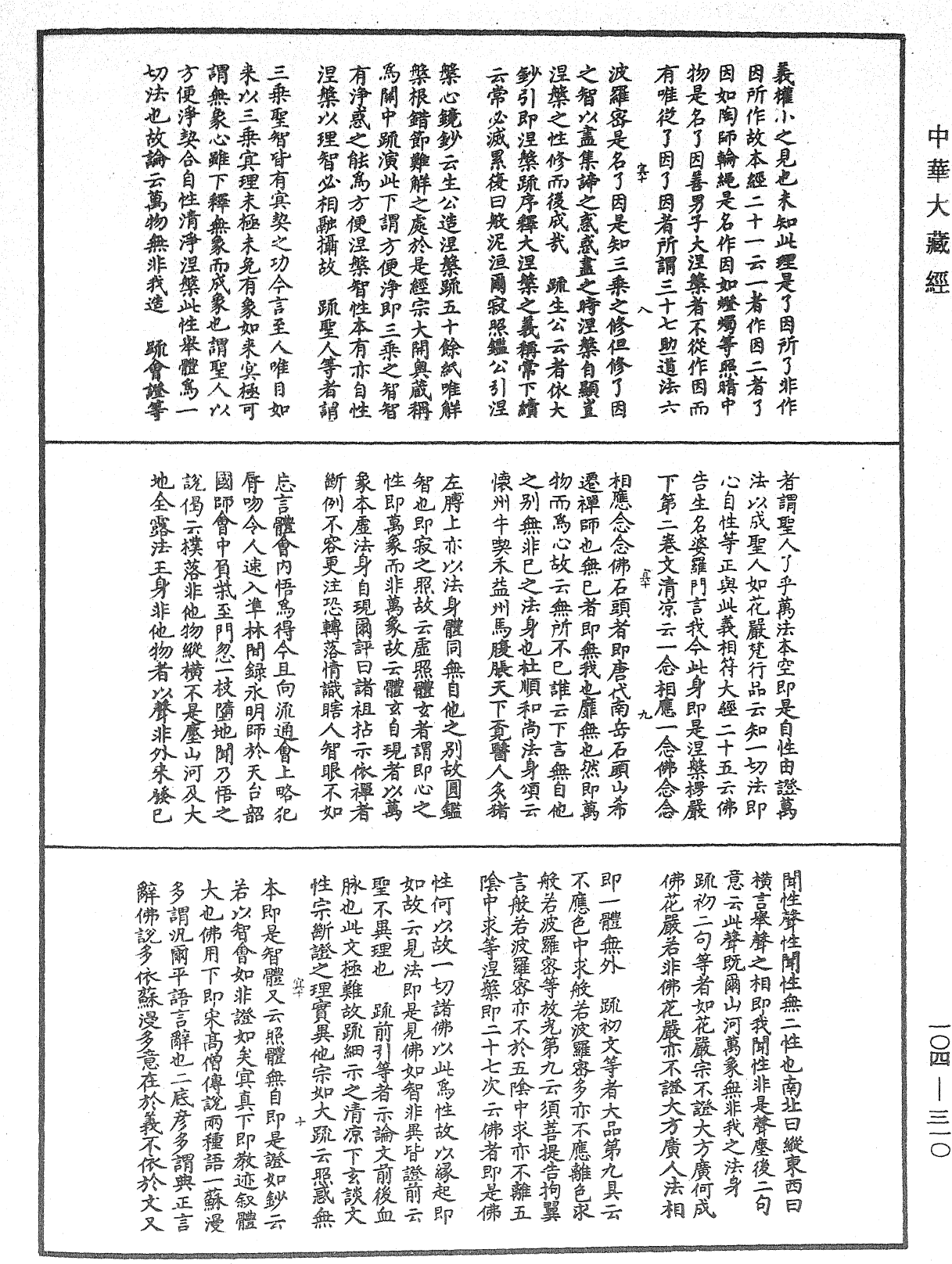 肇論新疏、新疏遊刃《中華大藏經》_第104冊_第310頁