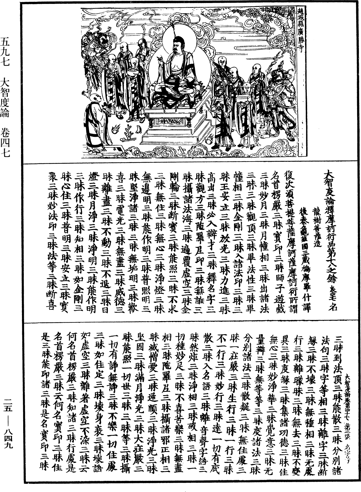 大智度論《中華大藏經》_第25冊_第849頁