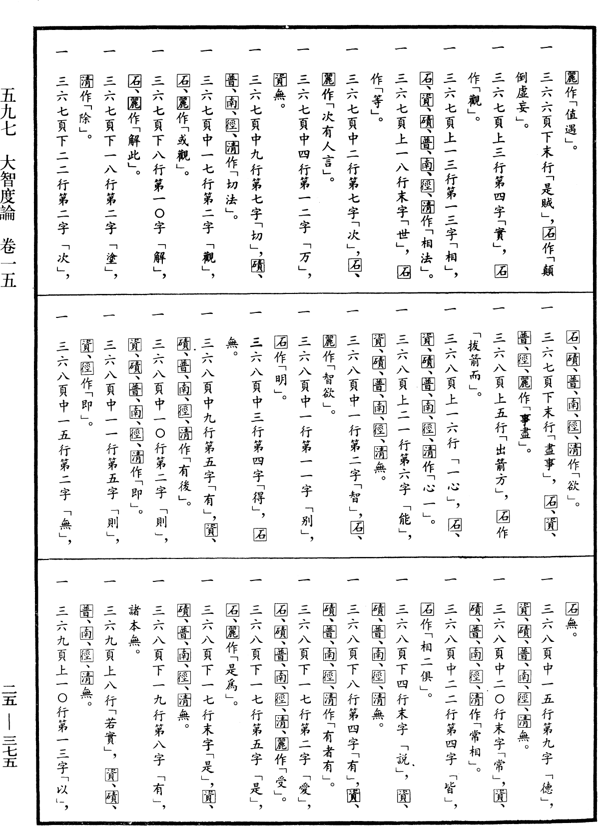 大智度論《中華大藏經》_第25冊_第375頁