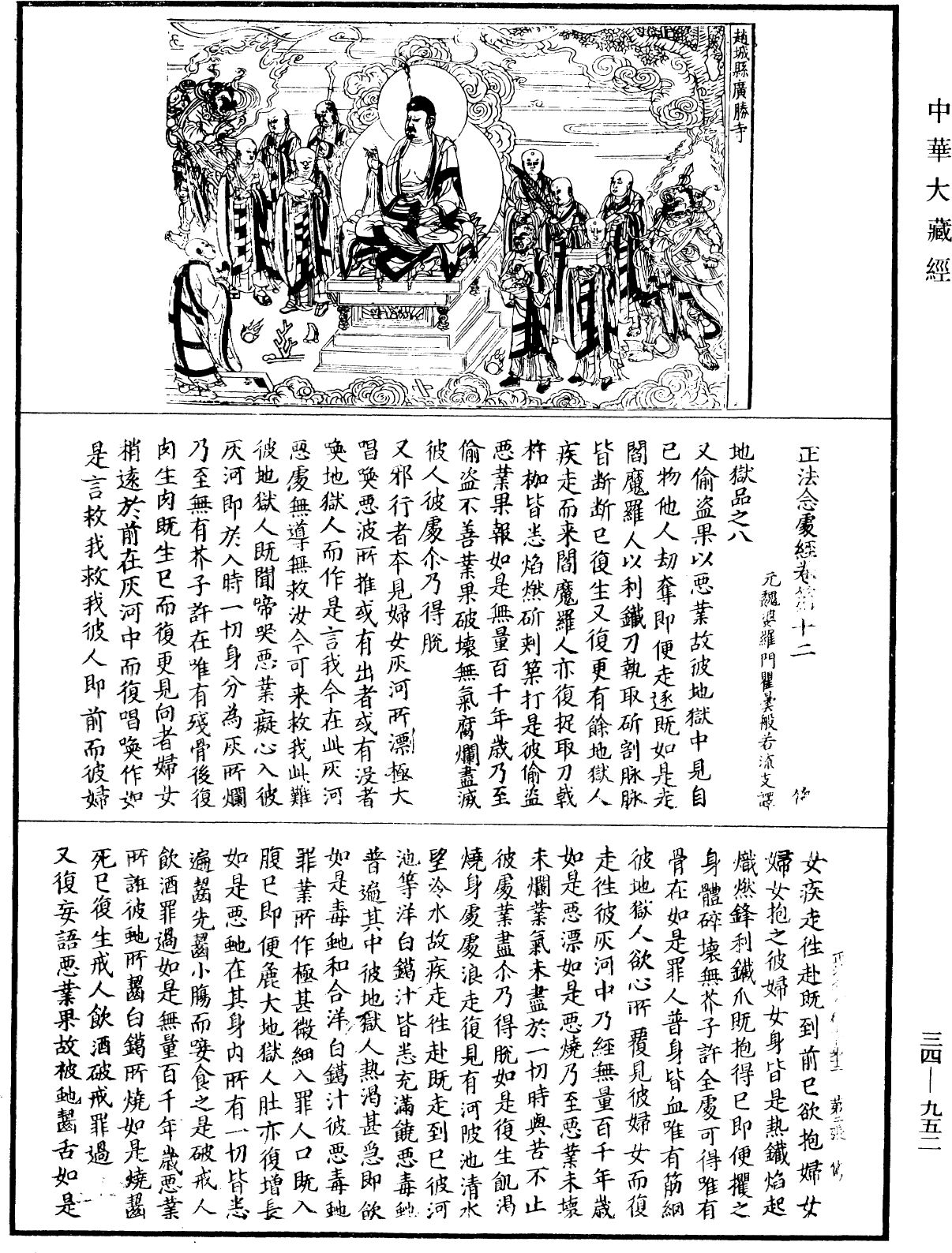 正法念處經《中華大藏經》_第34冊_第0952頁