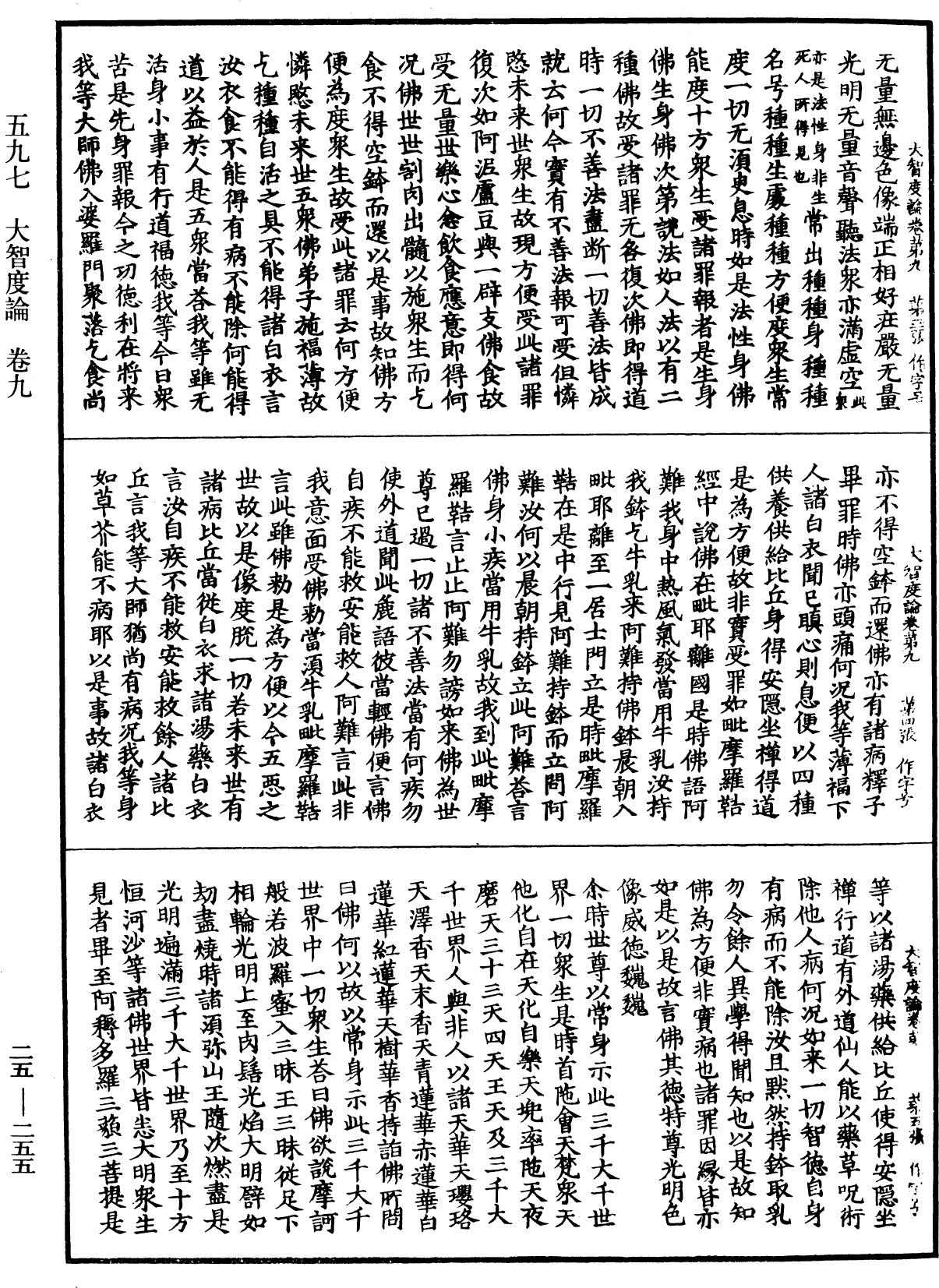 大智度論《中華大藏經》_第25冊_第255頁