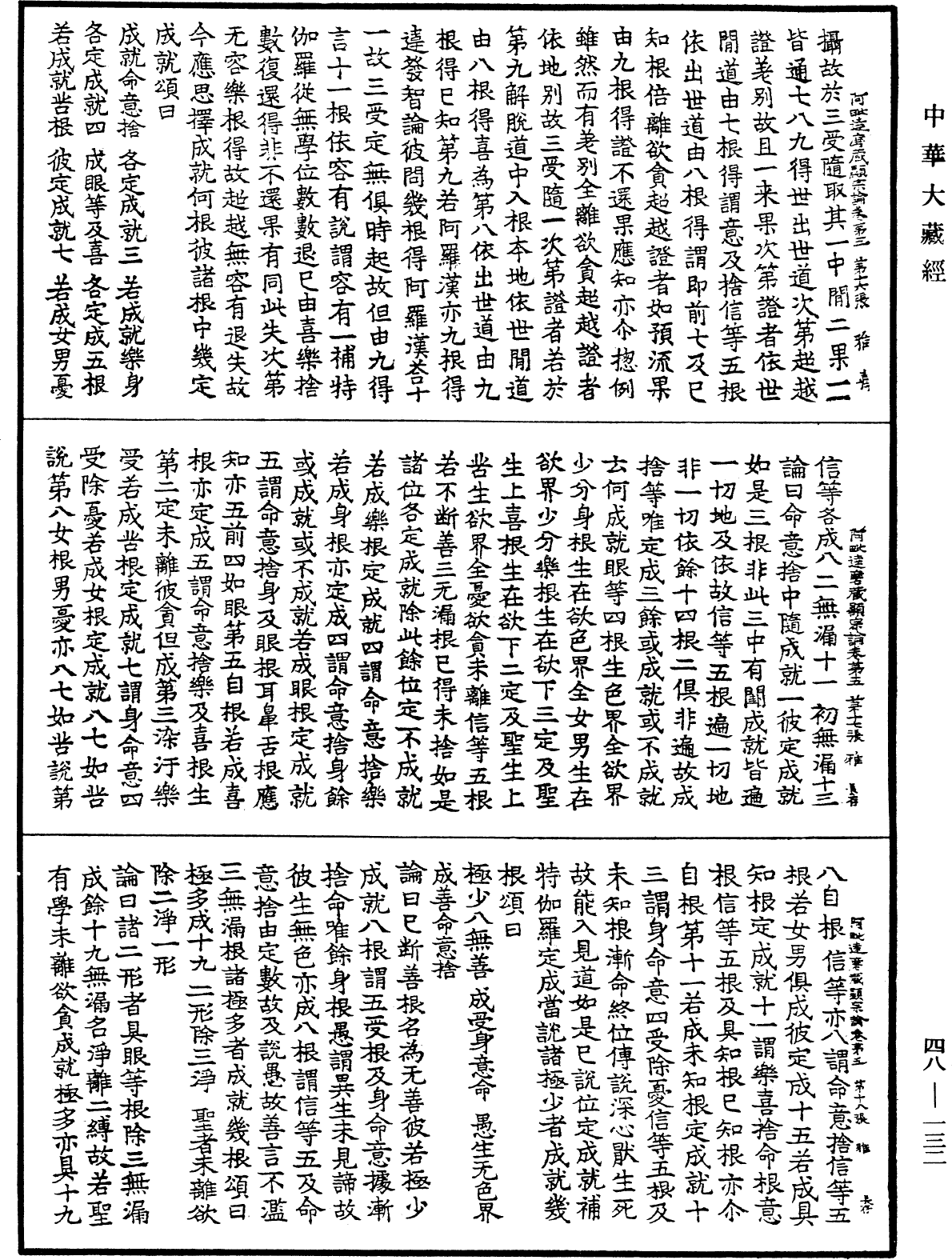 阿毗達磨藏顯宗論《中華大藏經》_第48冊_第0132頁