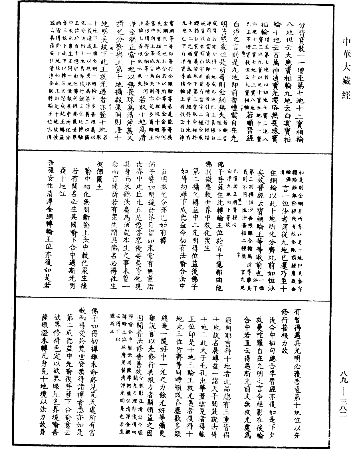 大方廣佛華嚴經疏鈔會本《中華大藏經》_第89冊_第382頁