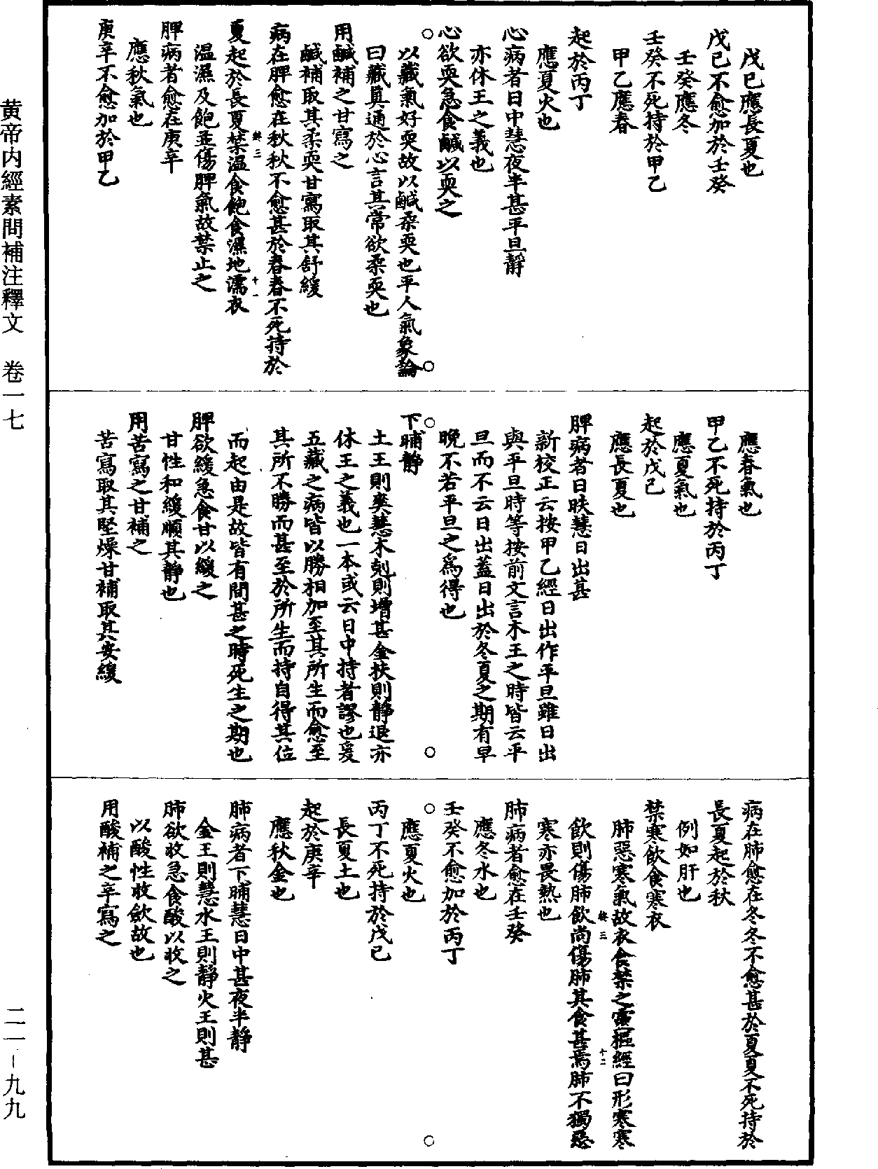 黃帝內經素問補註釋文《道藏》第21冊_第099頁