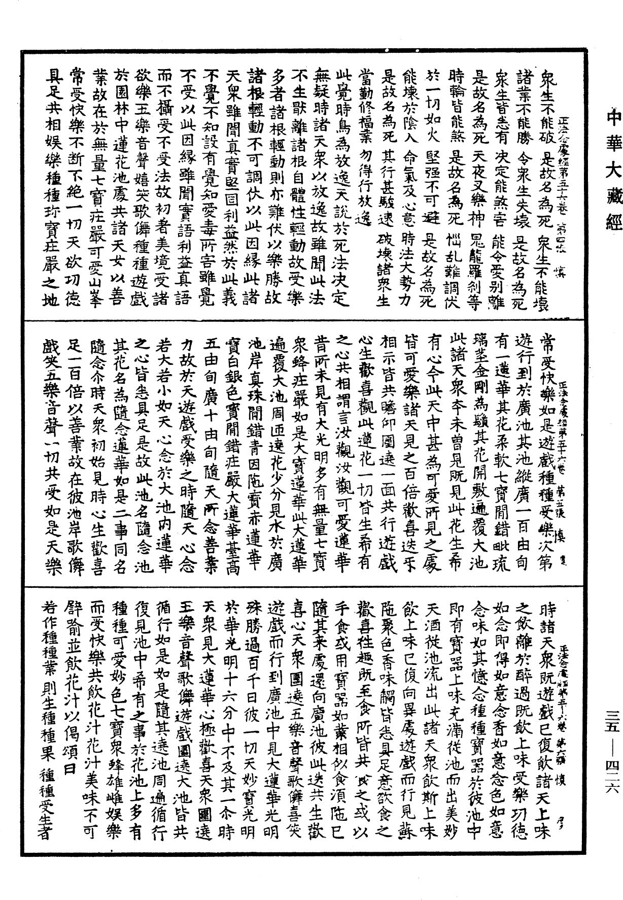 正法念處經《中華大藏經》_第35冊_第0426頁