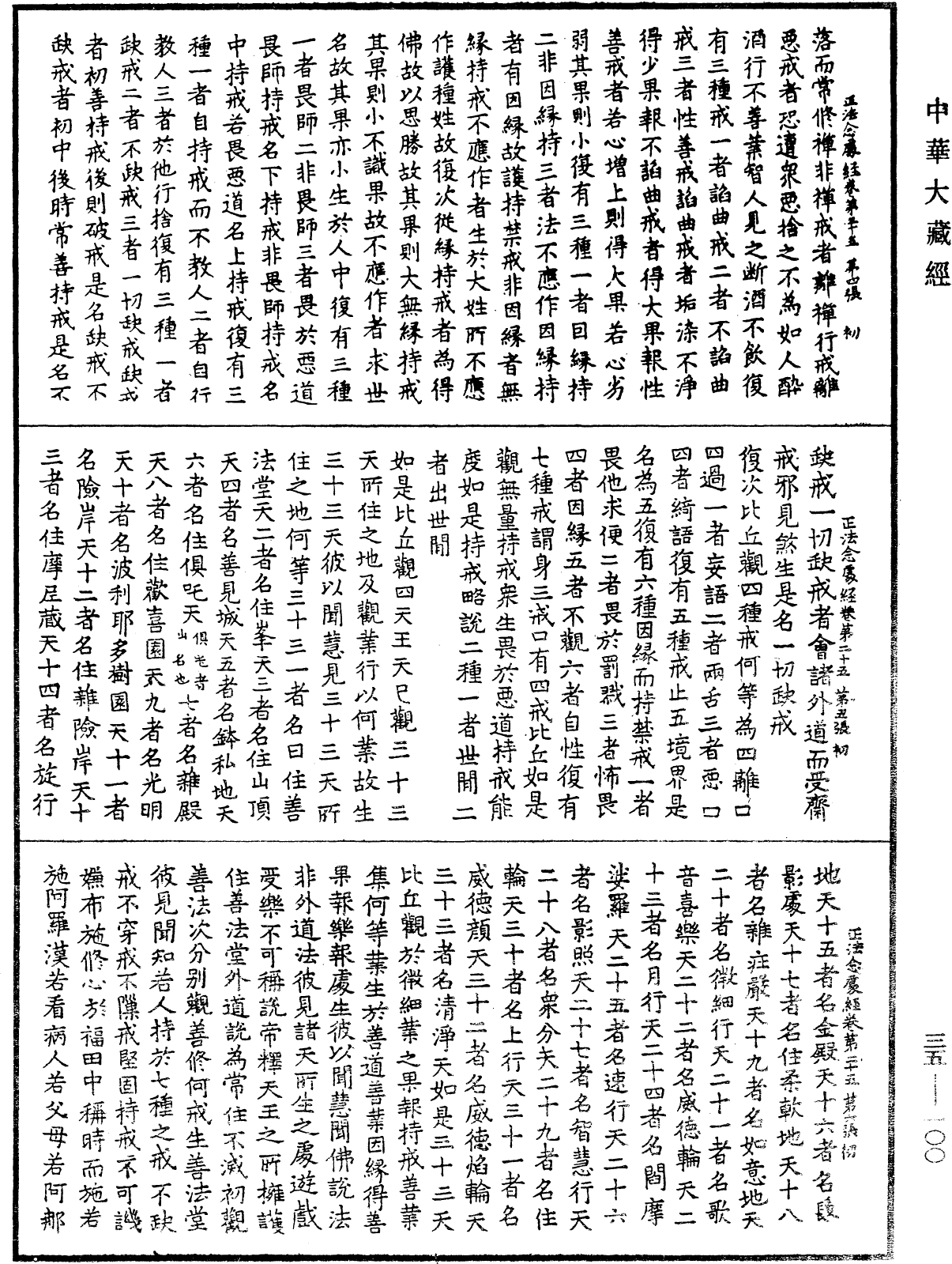 正法念處經《中華大藏經》_第35冊_第0100頁