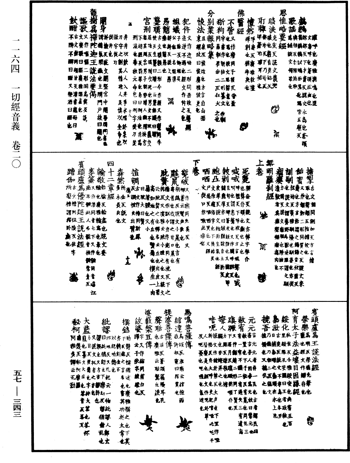 一切經音義《中華大藏經》_第57冊_第0343頁