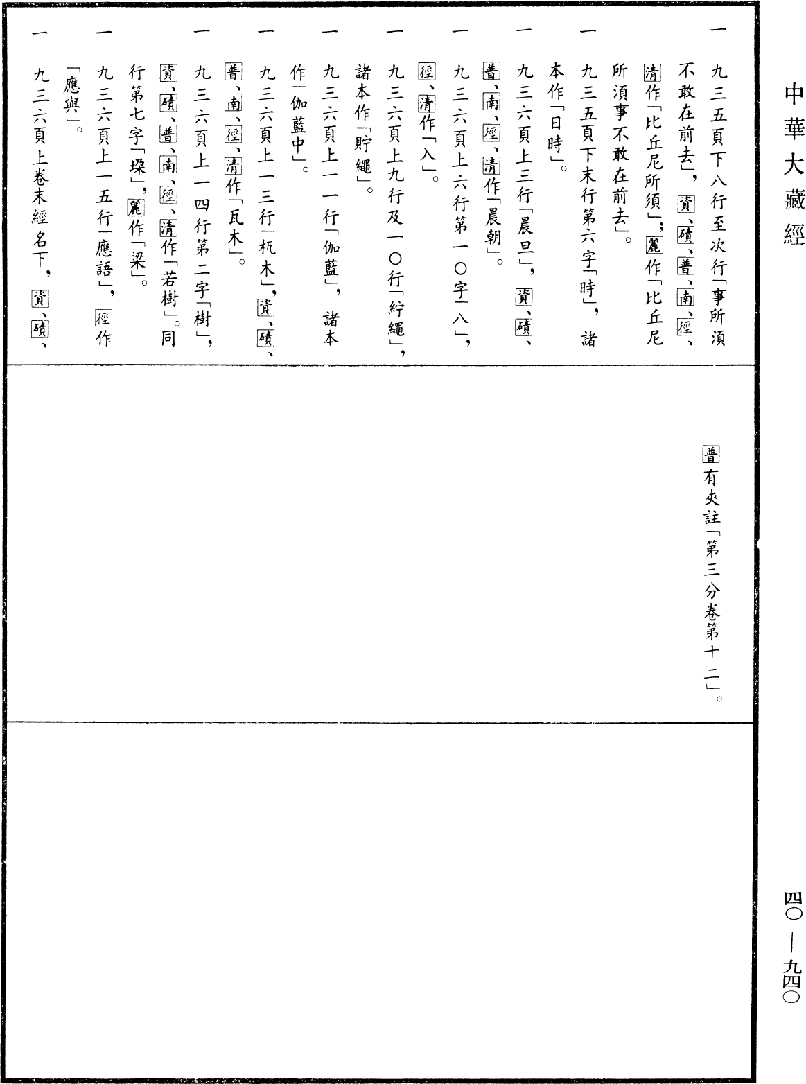 四分律《中華大藏經》_第40冊_第940頁48