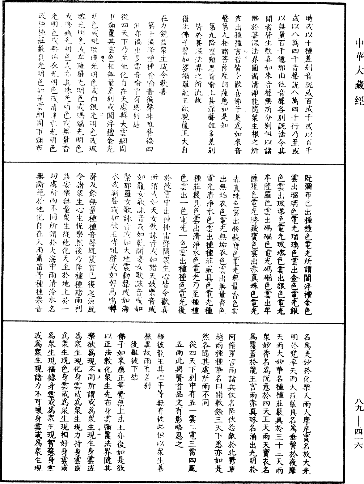 大方廣佛華嚴經疏鈔會本《中華大藏經》_第89冊_第416頁