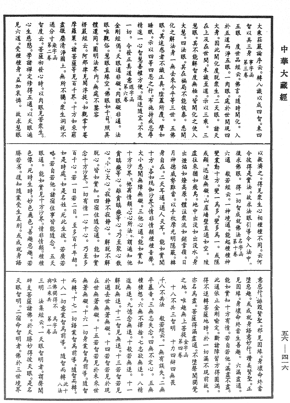 大藏一覽集《中華大藏經》_第56冊_第0416頁