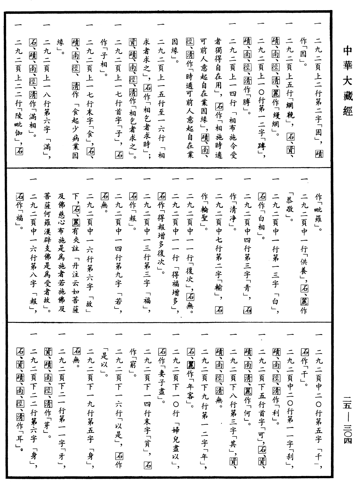 大智度論《中華大藏經》_第25冊_第304頁